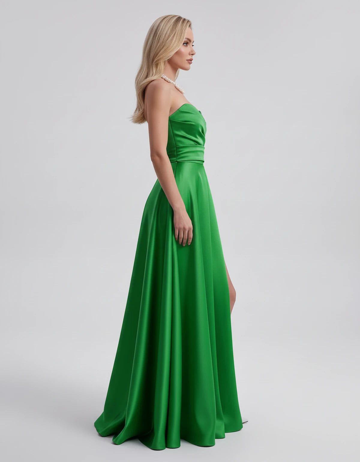 Duchessa Maxi Dress — Green | SKU: SD-08746-green-2,SD-08746-green-4,SD-08746-green-6,SD-08746-green-8,SD-08746-green-10,SD-08746-green-12,SD-08746-green-14,SD-08746-green-16,SD-08746-green-16W,SD-08746-green-18W,SD-08746-green-20W,SD-08746-green-22W