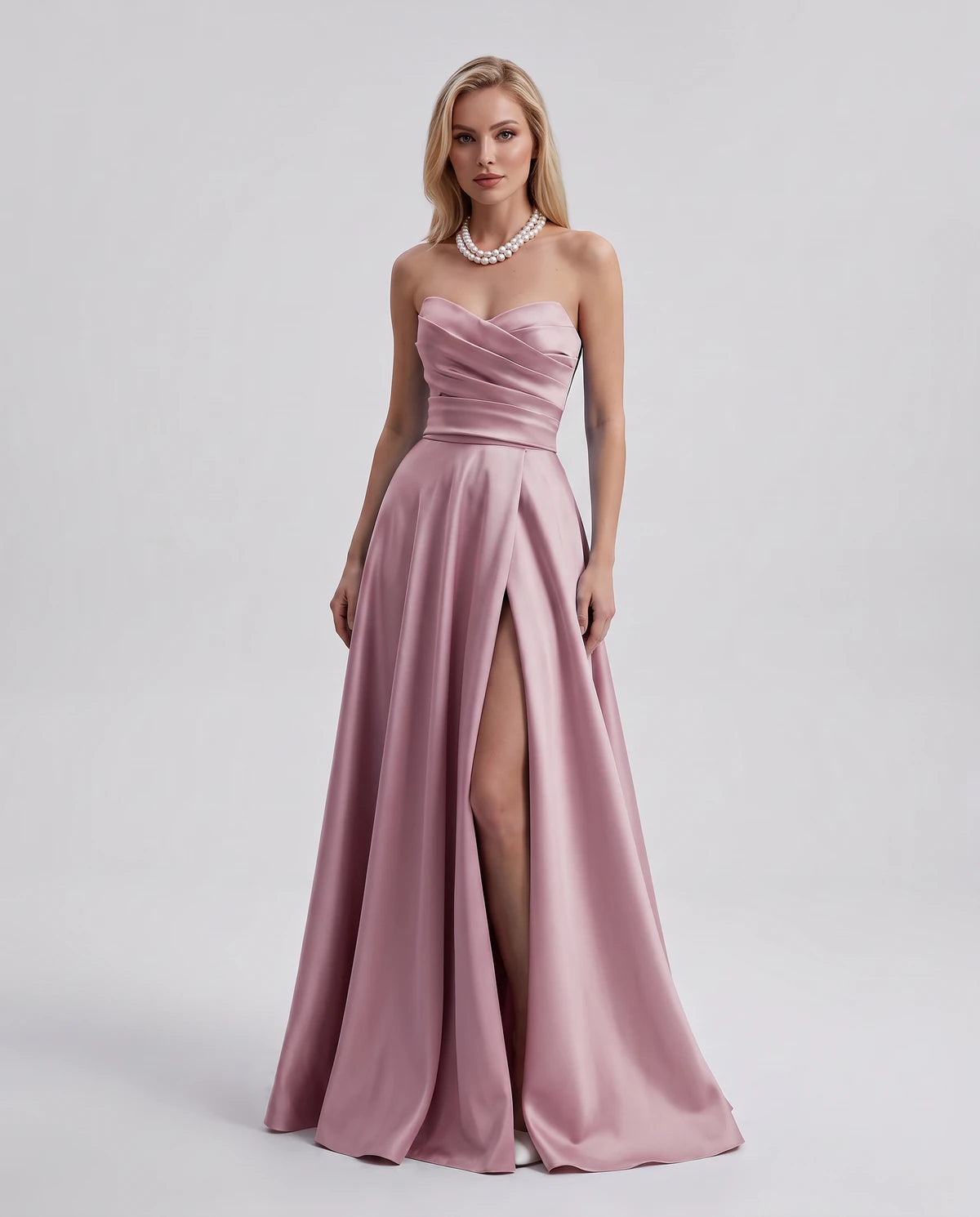 Duchessa Maxi Dress — Pink