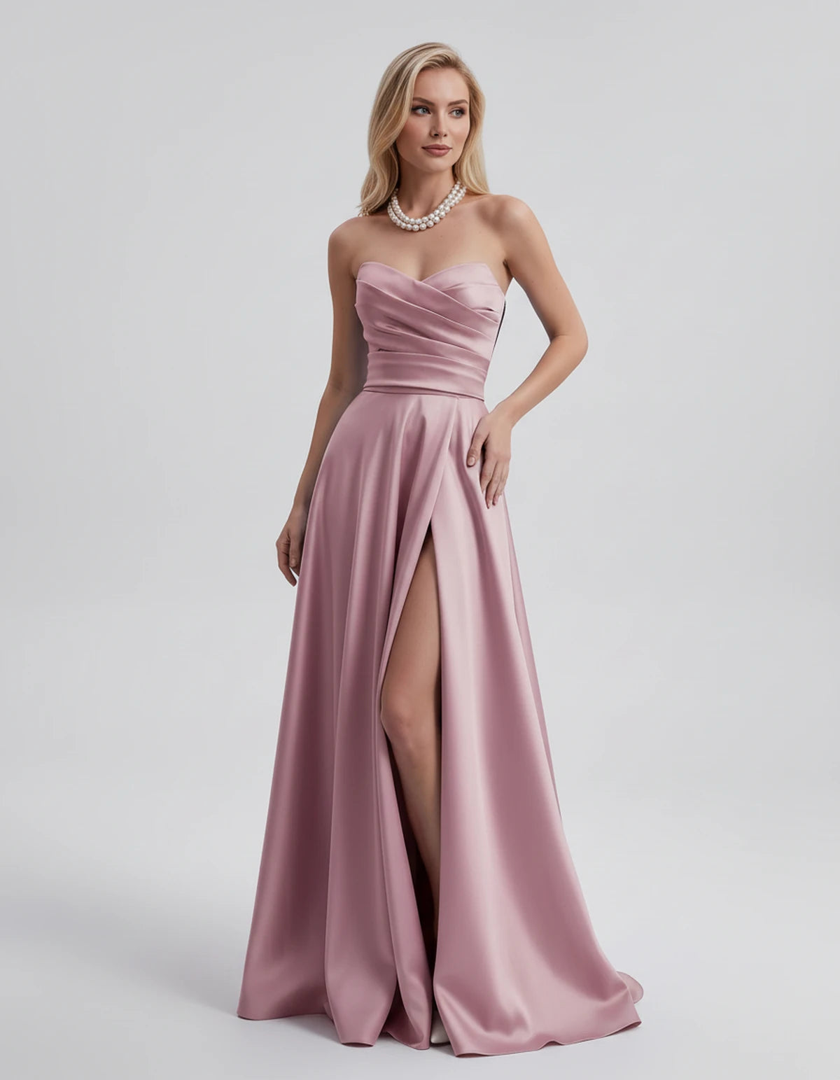 Duchessa Maxi Dress — Pink | SKU: SD-08746-pink-2,SD-08746-pink-4,SD-08746-pink-6,SD-08746-pink-8,SD-08746-pink-10,SD-08746-pink-12,SD-08746-pink-14,SD-08746-pink-16,SD-08746-pink-16W,SD-08746-pink-18W,SD-08746-pink-20W,SD-08746-pink-22W