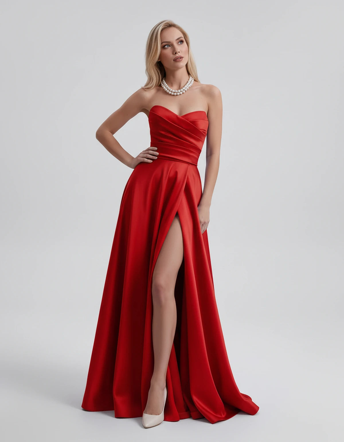 Duchessa Maxi Dress — Red | SKU: SD-08746-red-2,SD-08746-red-4,SD-08746-red-6,SD-08746-red-8,SD-08746-red-10,SD-08746-red-12,SD-08746-red-14,SD-08746-red-16,SD-08746-red-16W,SD-08746-red-18W,SD-08746-red-20W,SD-08746-red-22W