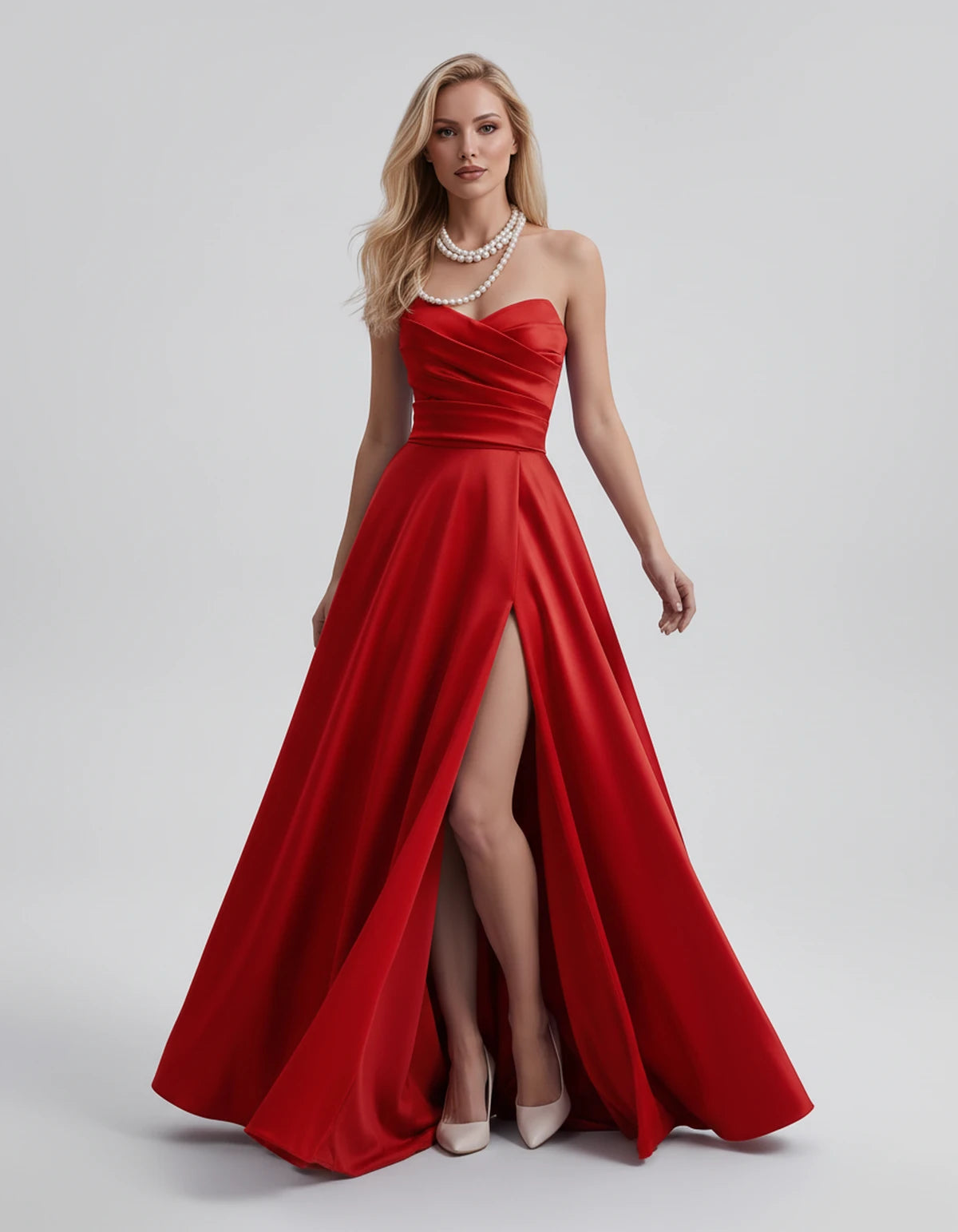 Duchessa Maxi Dress — Red | SKU: SD-08746-red-2,SD-08746-red-4,SD-08746-red-6,SD-08746-red-8,SD-08746-red-10,SD-08746-red-12,SD-08746-red-14,SD-08746-red-16,SD-08746-red-16W,SD-08746-red-18W,SD-08746-red-20W,SD-08746-red-22W