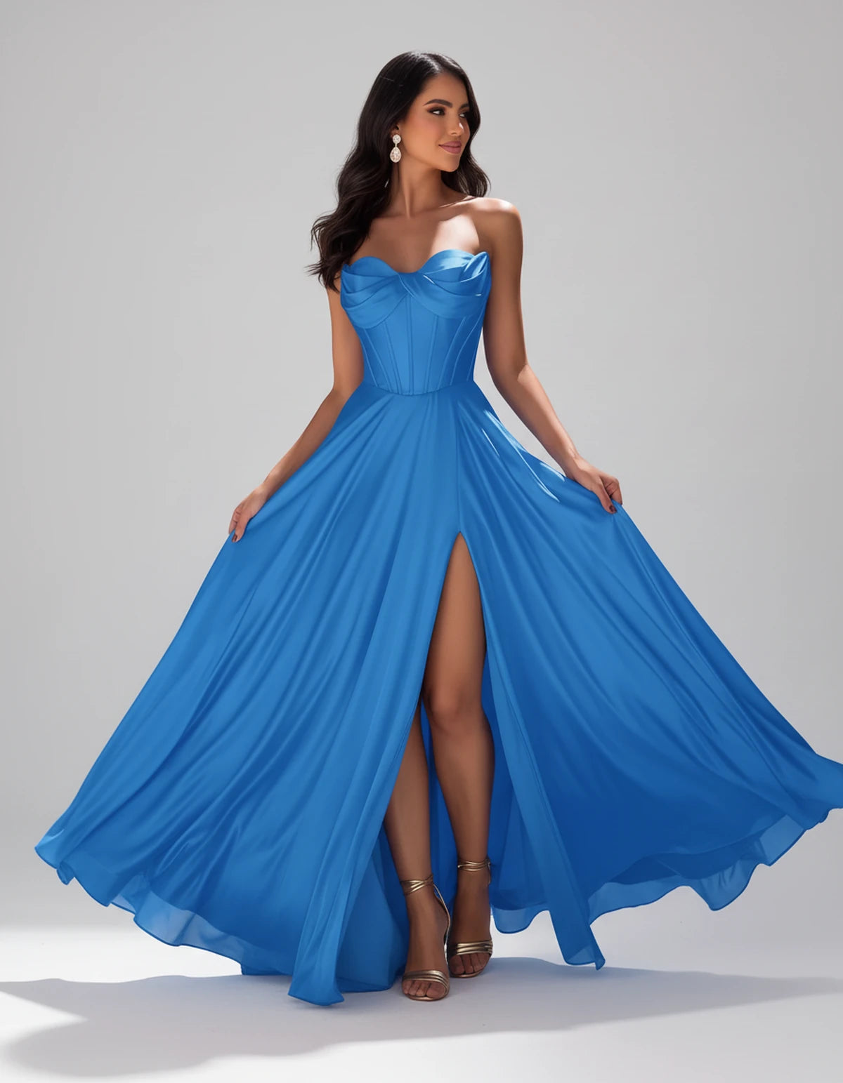 Elaria Maxi Dress — Blue / 14 | SKU: SD-96859-blue14-2,SD-96859-blue14-4,SD-96859-blue14-6,SD-96859-blue14-8,SD-96859-blue14-10,SD-96859-blue14-12,SD-96859-blue14-14,SD-96859-blue14-16,SD-96859-blue14-0,SD-96859-blue14-18 Plus,SD-96859-blue14-22 Plus