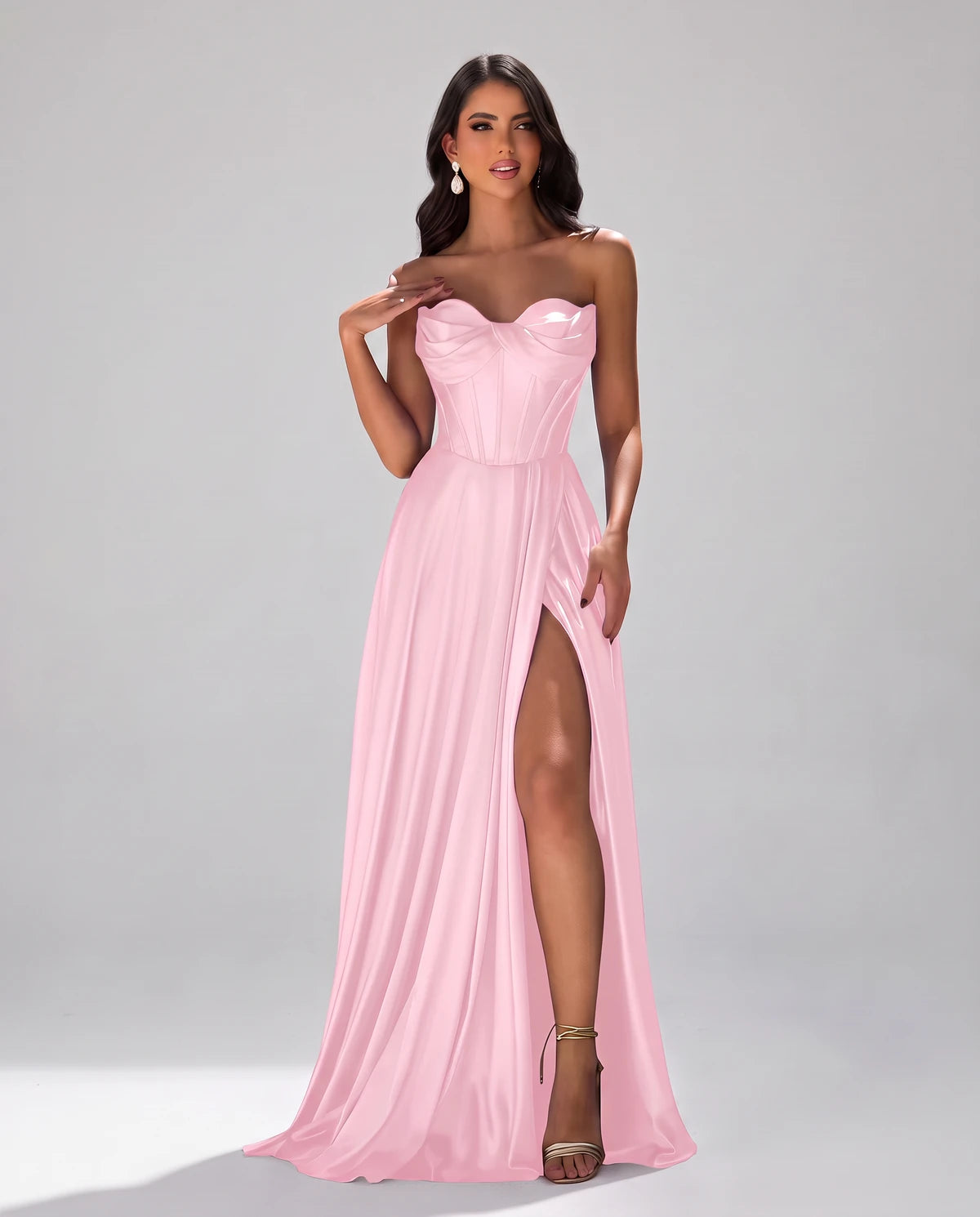 Elaria Maxi Dress — Pink / 6