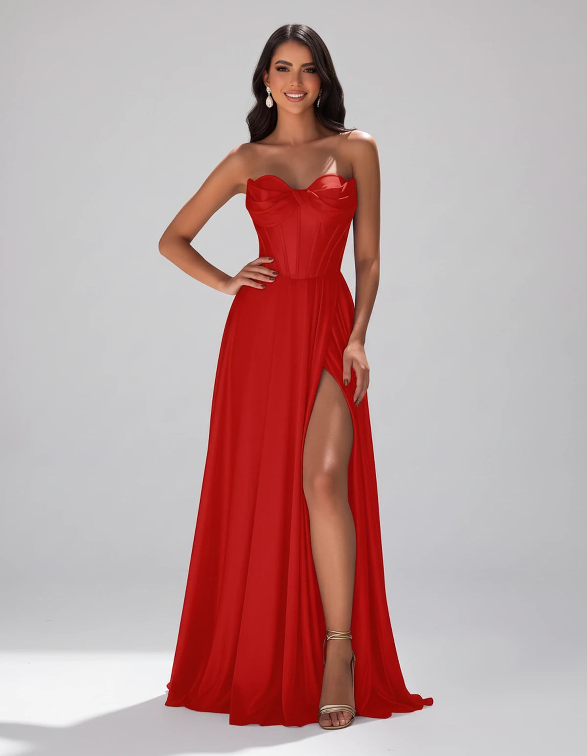 Elaria Maxi Dress — Red / 16 | SKU: SD-96859-red16-2,SD-96859-red16-4,SD-96859-red16-6,SD-96859-red16-8,SD-96859-red16-10,SD-96859-red16-12,SD-96859-red16-14,SD-96859-red16-16,SD-96859-red16-0,SD-96859-red16-18 Plus,SD-96859-red16-22 Plus