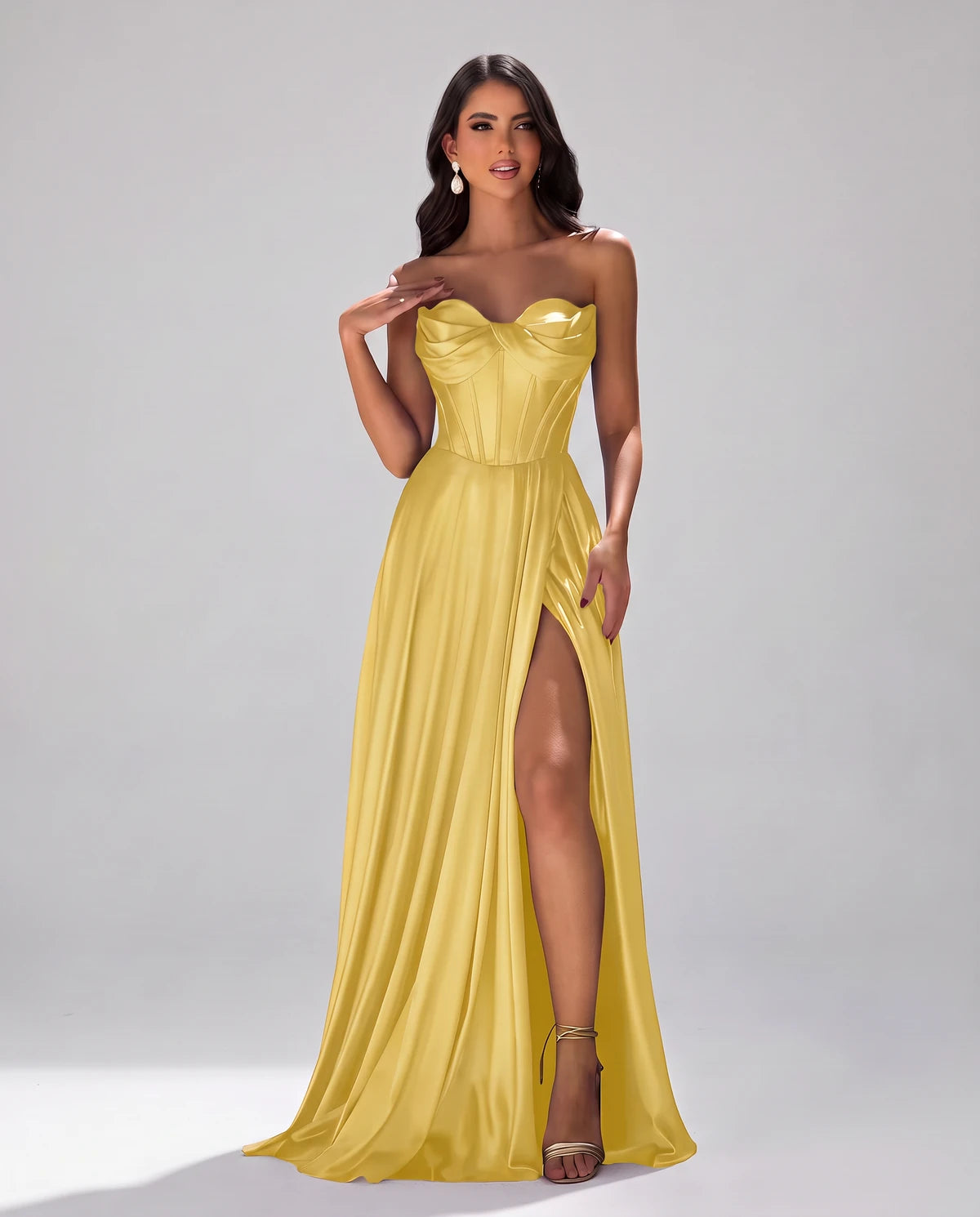 Elaria Maxi Dress — Yellow / 4