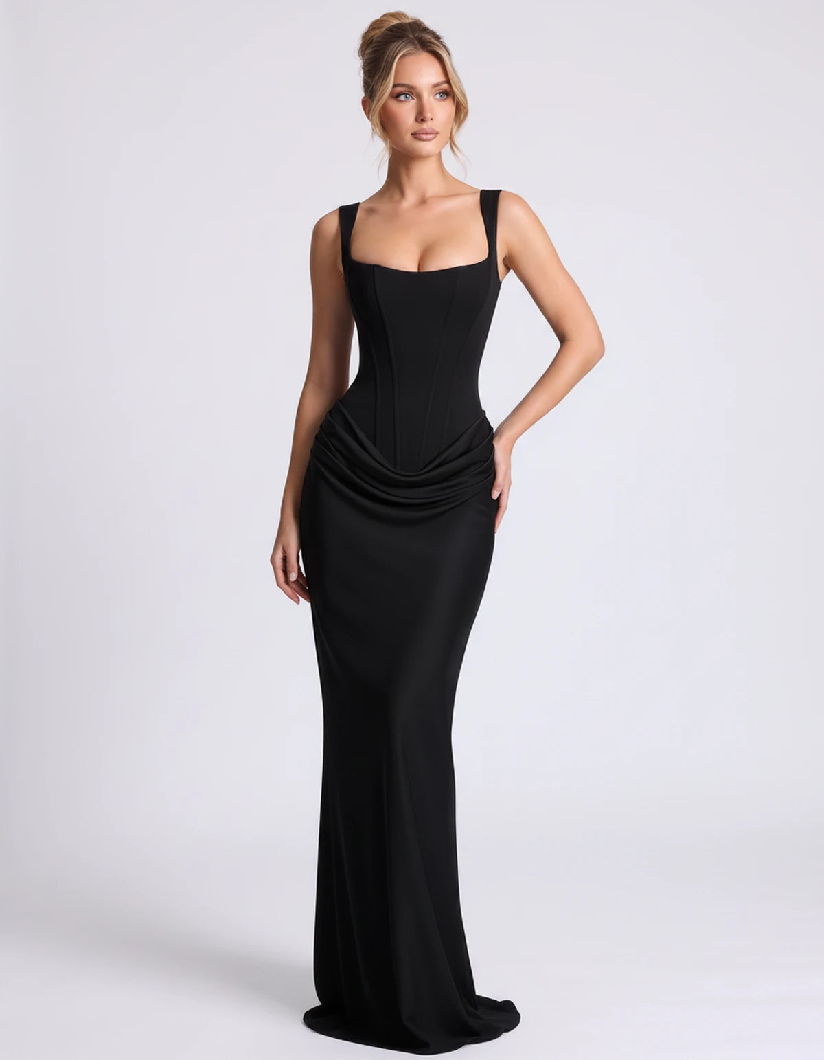 Elettra Maxi Dress — black / L / United States | SKU: SD-53414-blacklunitedstates-XS,SD-53414-blacklunitedstates-S,SD-53414-blacklunitedstates-M,SD-53414-blacklunitedstates-L