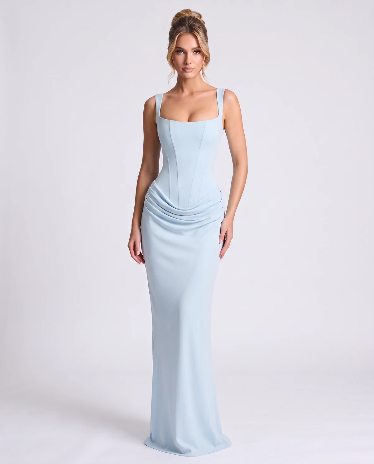 Elettra Maxi Dress — Blue / S / United States