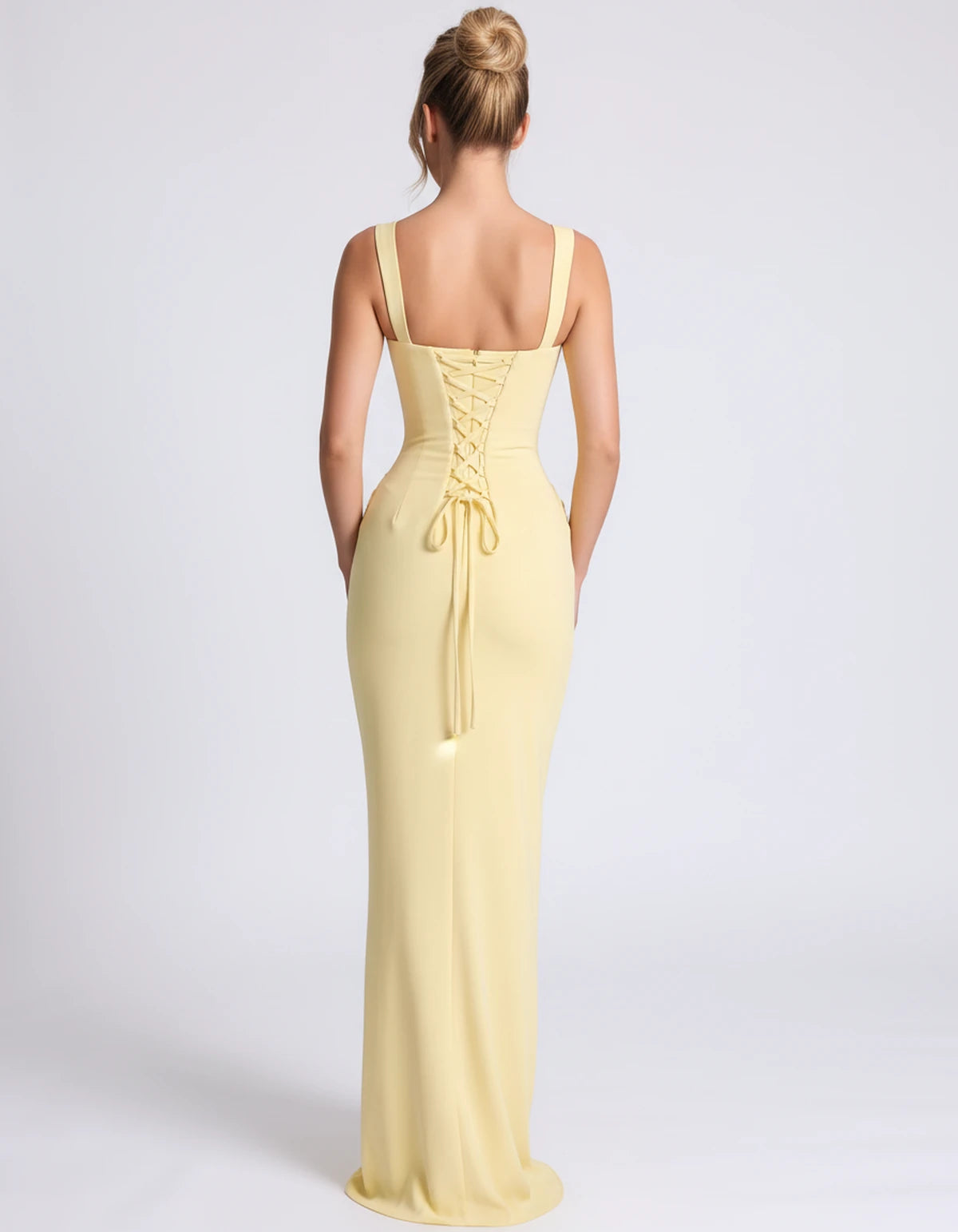 Elettra Maxi Dress — Light Yellow / M / United States | SKU: SD-53414-lightyellowmunitedstates-XS,SD-53414-lightyellowmunitedstates-S,SD-53414-lightyellowmunitedstates-M,SD-53414-lightyellowmunitedstates-L