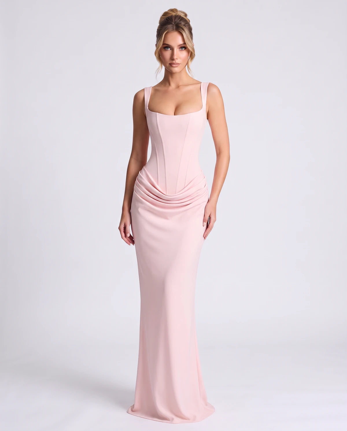 Elettra Maxi Dress — Pink / M / United States
