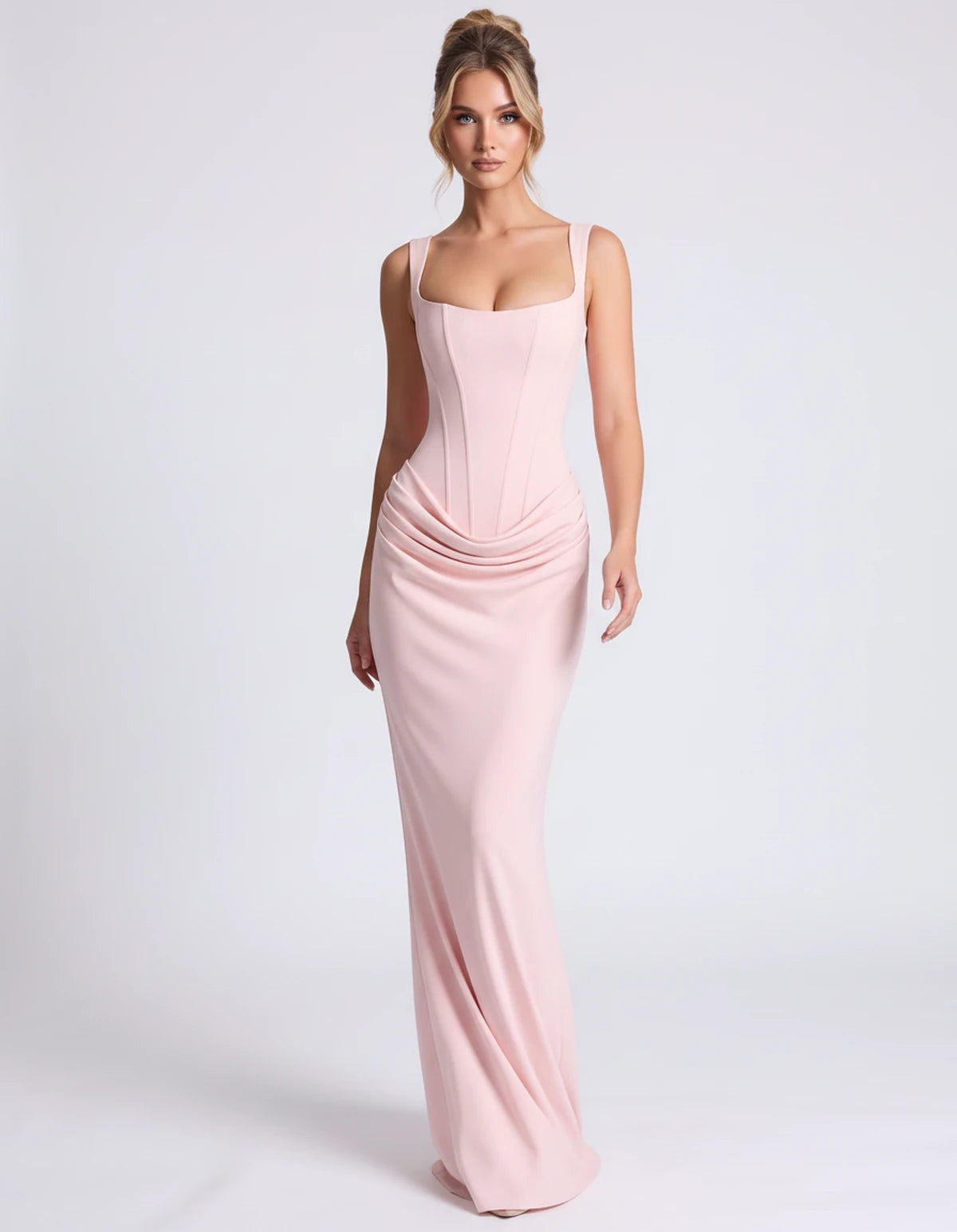 Elettra Maxi Dress — Pink / M / United States | SKU: SD-53414-pinkmunitedstates-XS,SD-53414-pinkmunitedstates-S,SD-53414-pinkmunitedstates-M,SD-53414-pinkmunitedstates-L