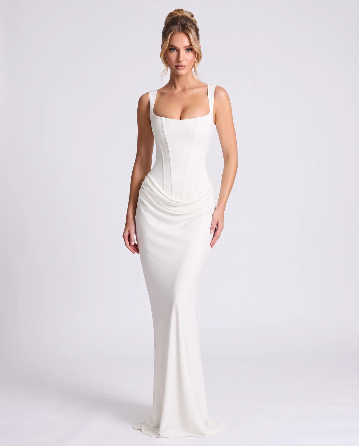 Elettra Maxi Dress — WHITE / S / United States
