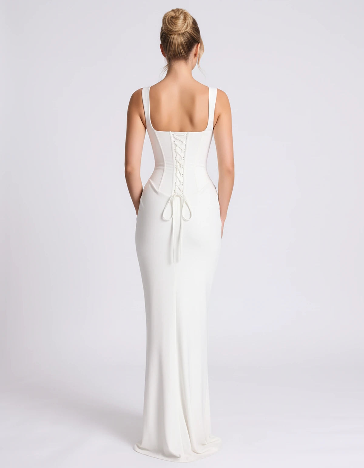 Elettra Maxi Dress — WHITE / S / United States | SKU: SD-53414-whitesunitedstates-XS,SD-53414-whitesunitedstates-S,SD-53414-whitesunitedstates-M,SD-53414-whitesunitedstates-L