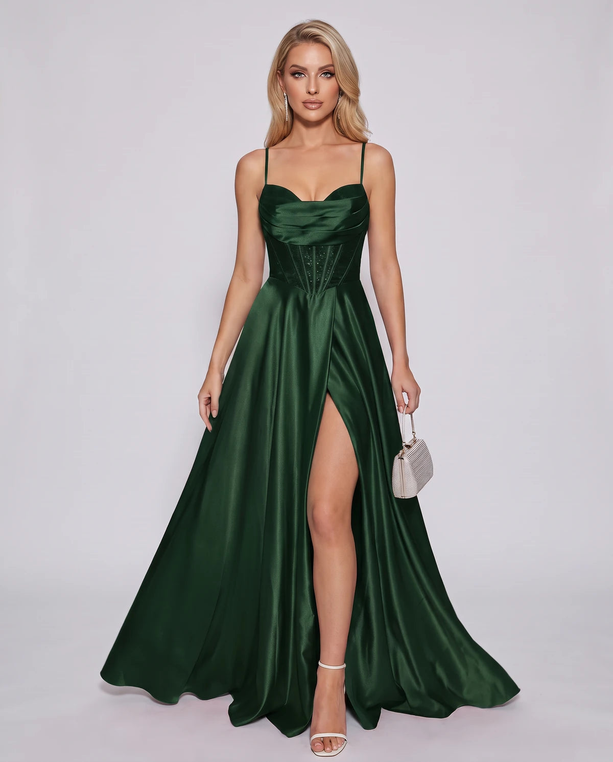 Elisenda Maxi Dress — Emerald
