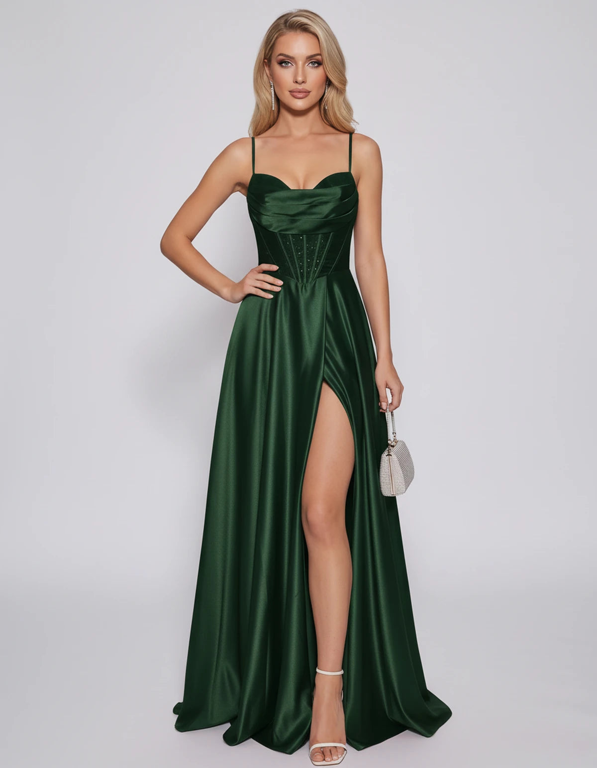 Elisenda Maxi Dress — Emerald | SKU: SD-68170-emerald-2,SD-68170-emerald-4,SD-68170-emerald-6,SD-68170-emerald-8,SD-68170-emerald-10,SD-68170-emerald-12,SD-68170-emerald-14,SD-68170-emerald-16,SD-68170-emerald-16W,SD-68170-emerald-18W,SD-68170-emerald-20W,SD-68170-emerald-22W
