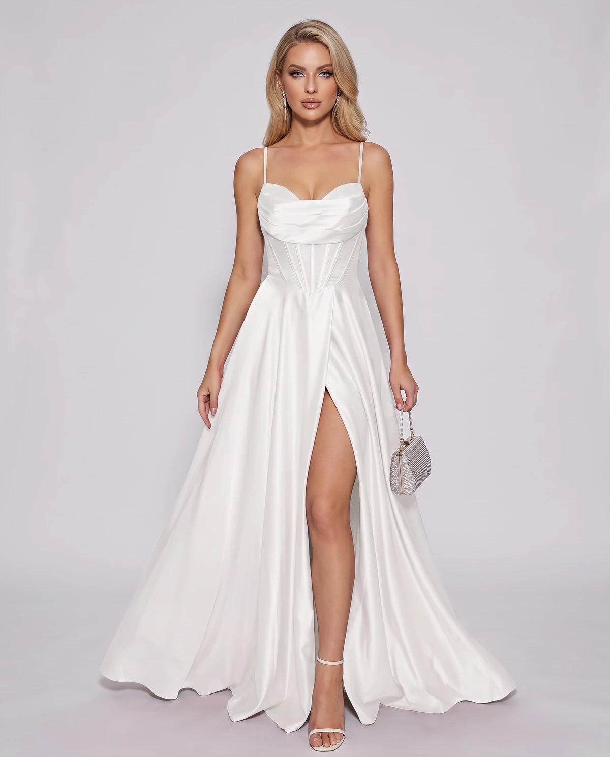 Elisenda Maxi Dress — White