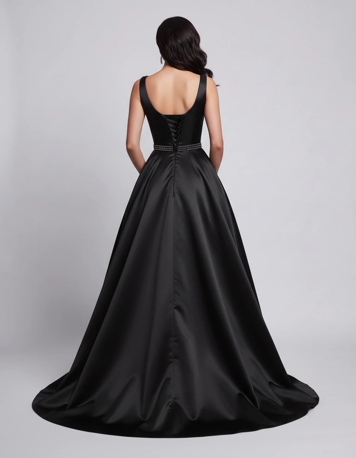Elvira Maxi Dress — Black | SKU: SD-97659-black-2,SD-97659-black-4,SD-97659-black-6,SD-97659-black-8,SD-97659-black-10,SD-97659-black-12,SD-97659-black-14,SD-97659-black-16,SD-97659-black-16W,SD-97659-black-18W,SD-97659-black-20W,SD-97659-black-22W