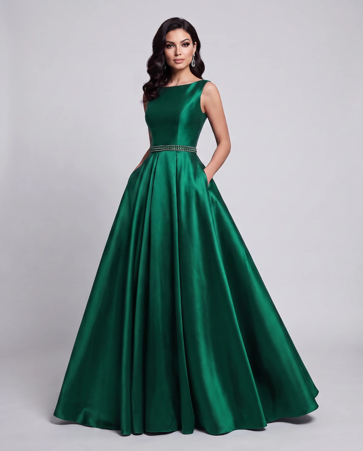 Elvira Maxi Dress — Green
