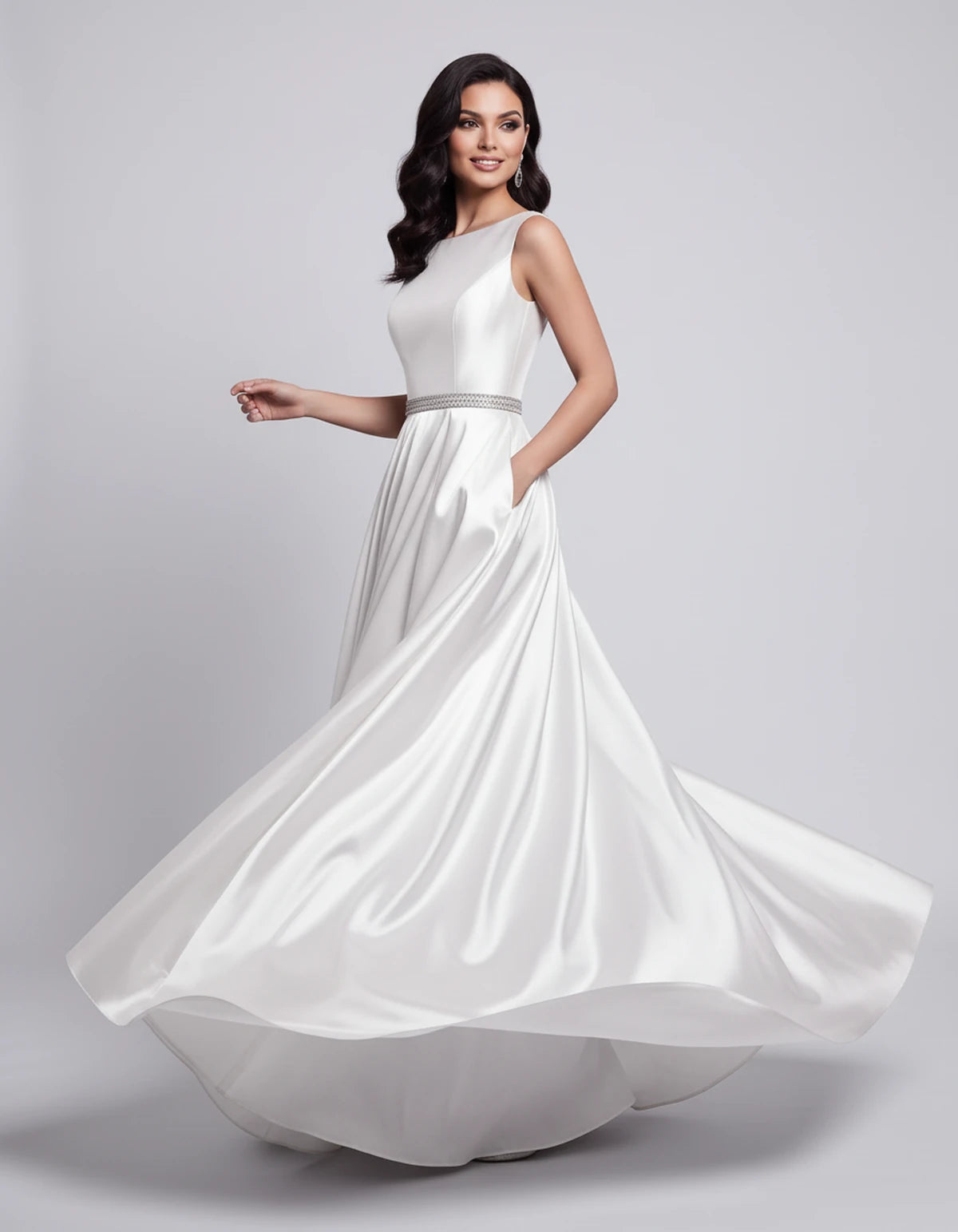 Elvira Maxi Dress — White | SKU: SD-97659-white-2,SD-97659-white-4,SD-97659-white-6,SD-97659-white-8,SD-97659-white-10,SD-97659-white-12,SD-97659-white-14,SD-97659-white-16,SD-97659-white-16W,SD-97659-white-18W,SD-97659-white-20W,SD-97659-white-22W