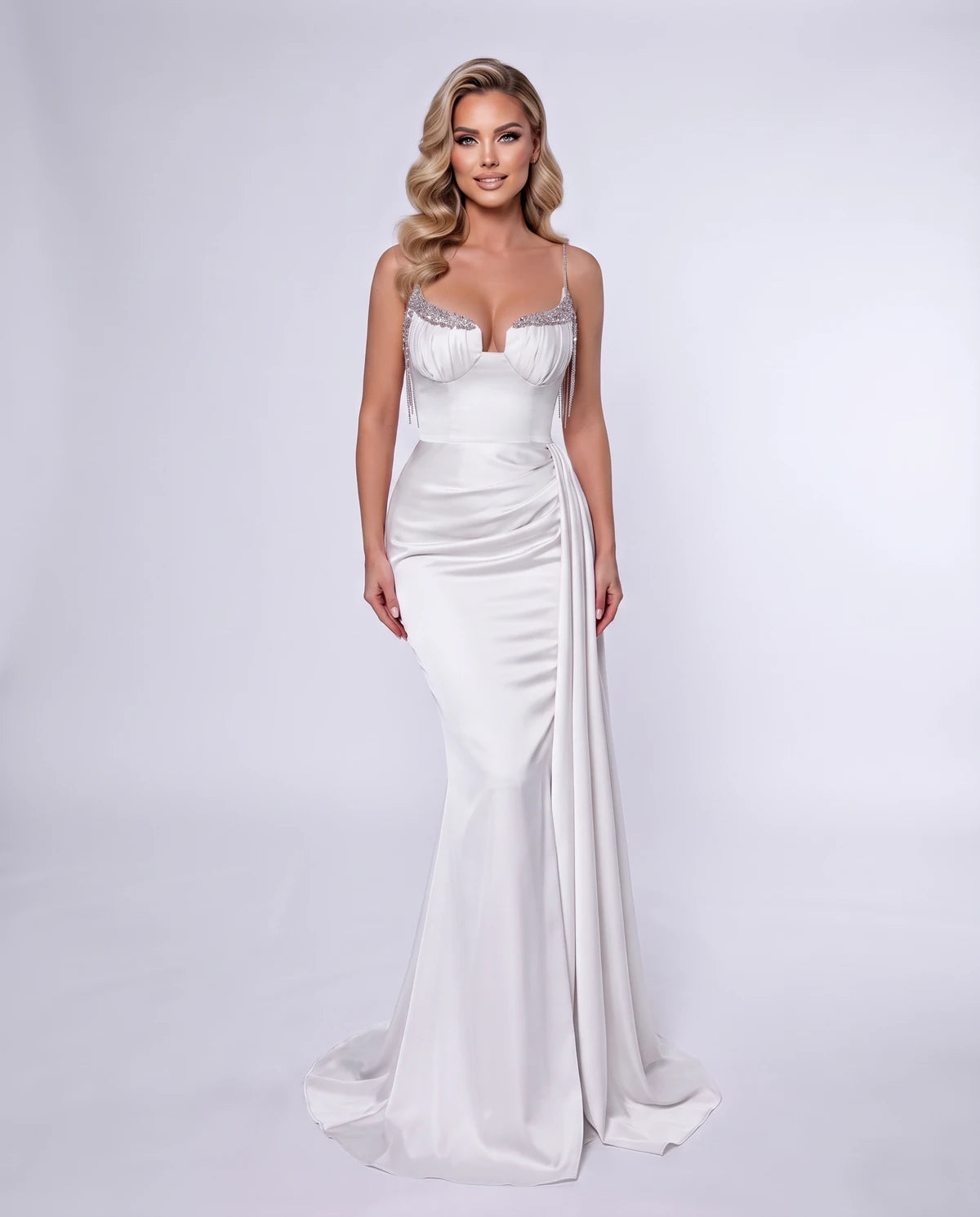 Emberly Maxi Dress — White