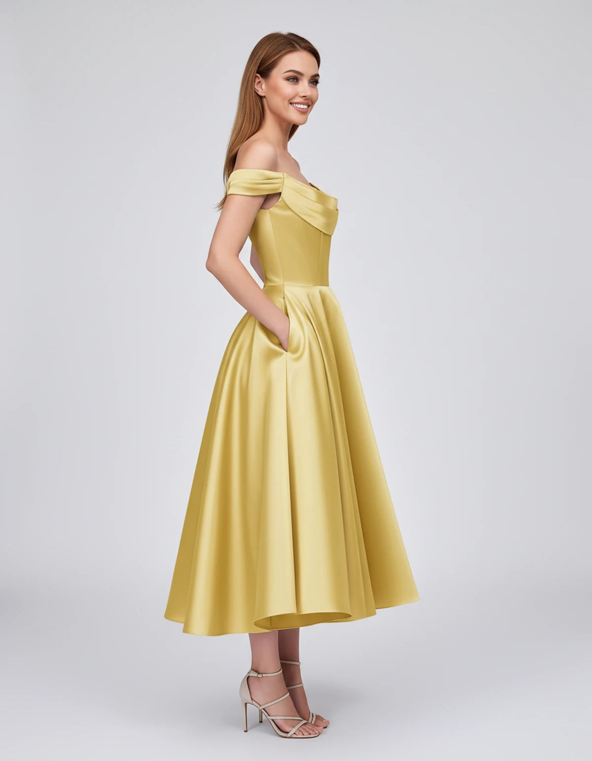 Emiliane Midi Dresses — Yellow / Cn / 20w | SKU: SD-02830-yellowcn20w-2,SD-02830-yellowcn20w-4,SD-02830-yellowcn20w-6,SD-02830-yellowcn20w-8,SD-02830-yellowcn20w-10,SD-02830-yellowcn20w-12,SD-02830-yellowcn20w-14,SD-02830-yellowcn20w-16,SD-02830-yellowcn20w-16W,SD-02830-yellowcn20w-18W,SD-02830-yellowcn20w-20W,SD-02830-yellowcn20w-22W