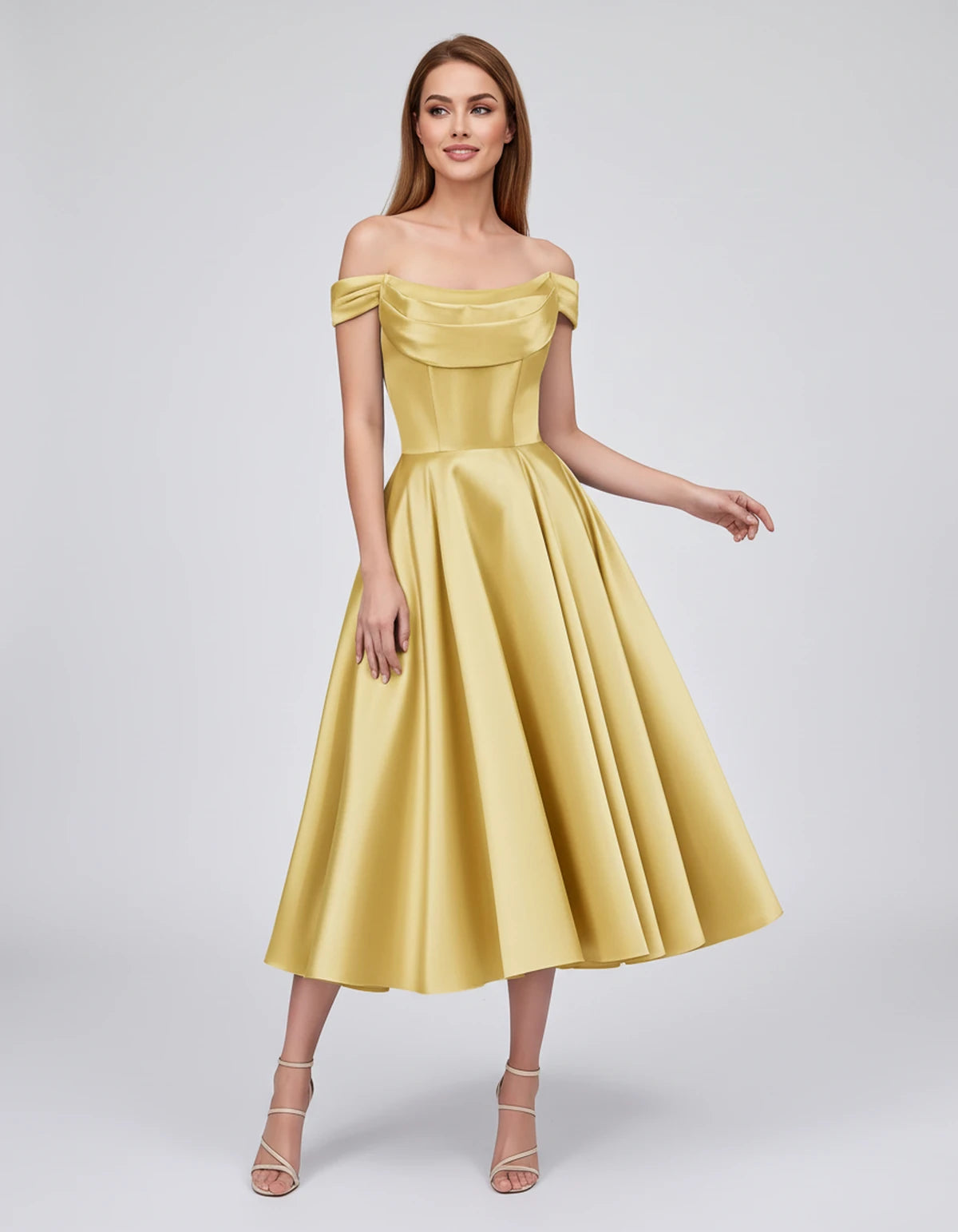 Emiliane Midi Dresses — Yellow / Cn / 20w | SKU: SD-02830-yellowcn20w-2,SD-02830-yellowcn20w-4,SD-02830-yellowcn20w-6,SD-02830-yellowcn20w-8,SD-02830-yellowcn20w-10,SD-02830-yellowcn20w-12,SD-02830-yellowcn20w-14,SD-02830-yellowcn20w-16,SD-02830-yellowcn20w-16W,SD-02830-yellowcn20w-18W,SD-02830-yellowcn20w-20W,SD-02830-yellowcn20w-22W