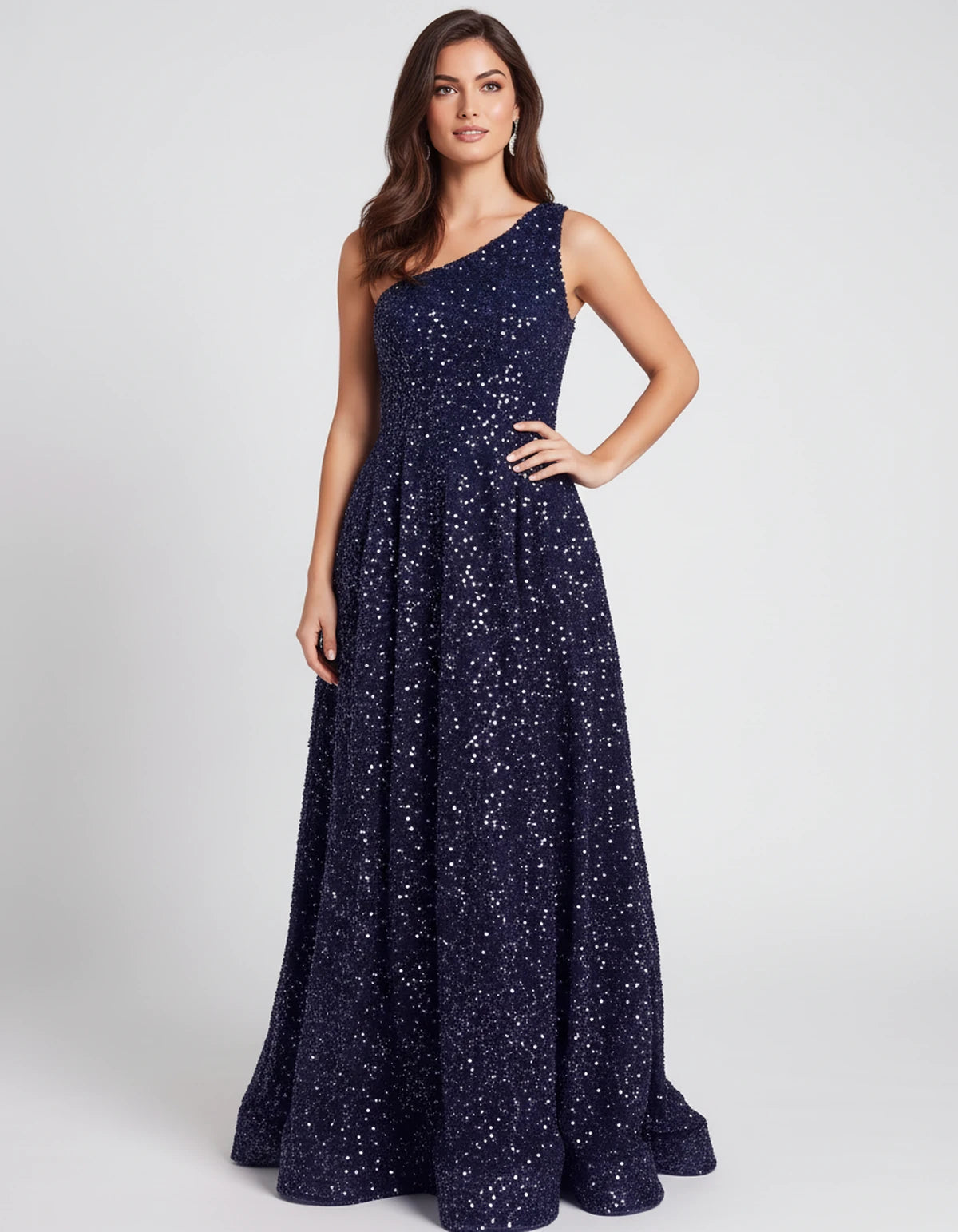 Enora Maxi Dress — Navy | SKU: SD-29850-navy-2,SD-29850-navy-4,SD-29850-navy-6,SD-29850-navy-8,SD-29850-navy-10,SD-29850-navy-12,SD-29850-navy-14,SD-29850-navy-16,SD-29850-navy-16W,SD-29850-navy-18W,SD-29850-navy-20W