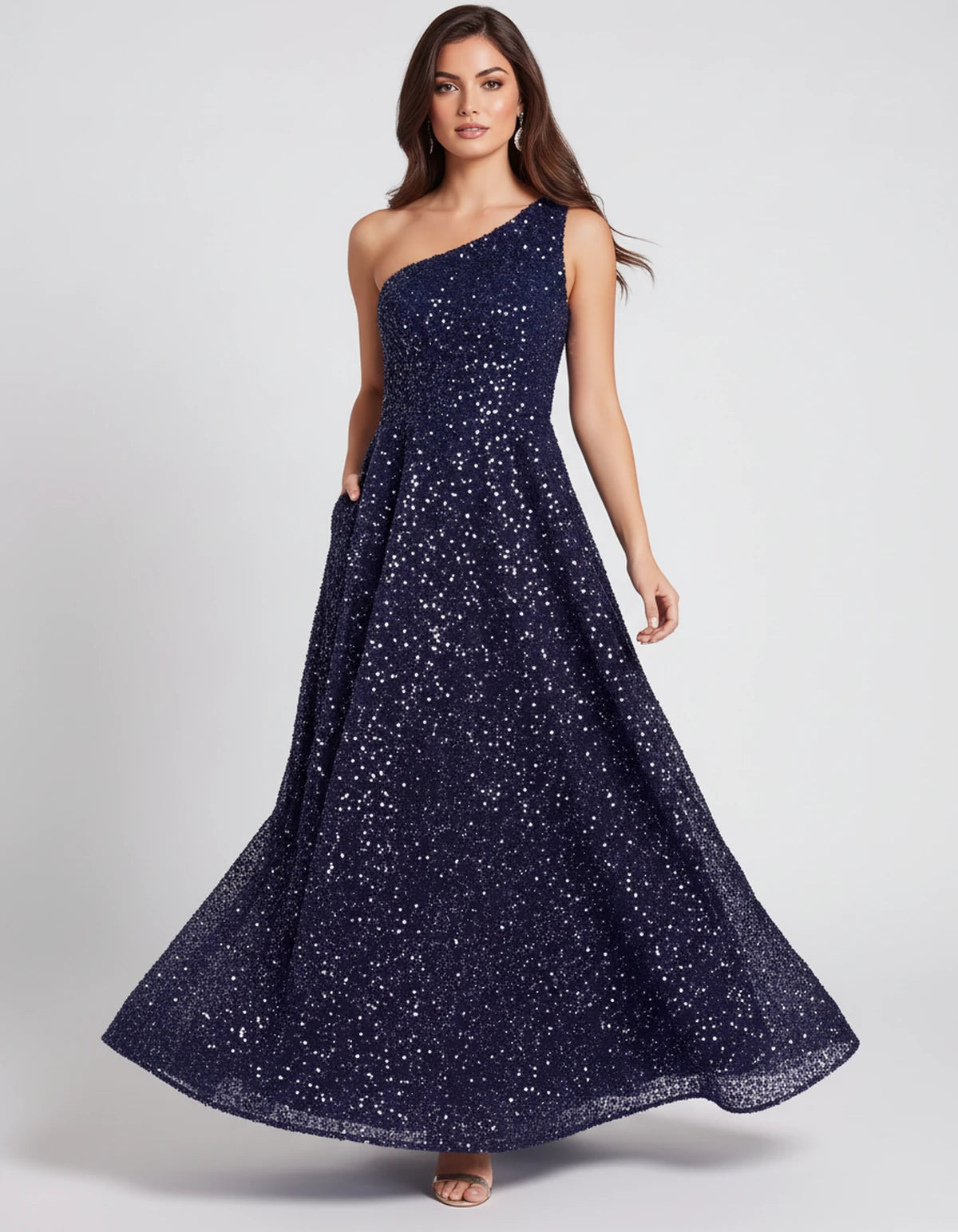Enora Maxi Dress — Navy | SKU: SD-29850-navy-2,SD-29850-navy-4,SD-29850-navy-6,SD-29850-navy-8,SD-29850-navy-10,SD-29850-navy-12,SD-29850-navy-14,SD-29850-navy-16,SD-29850-navy-16W,SD-29850-navy-18W,SD-29850-navy-20W