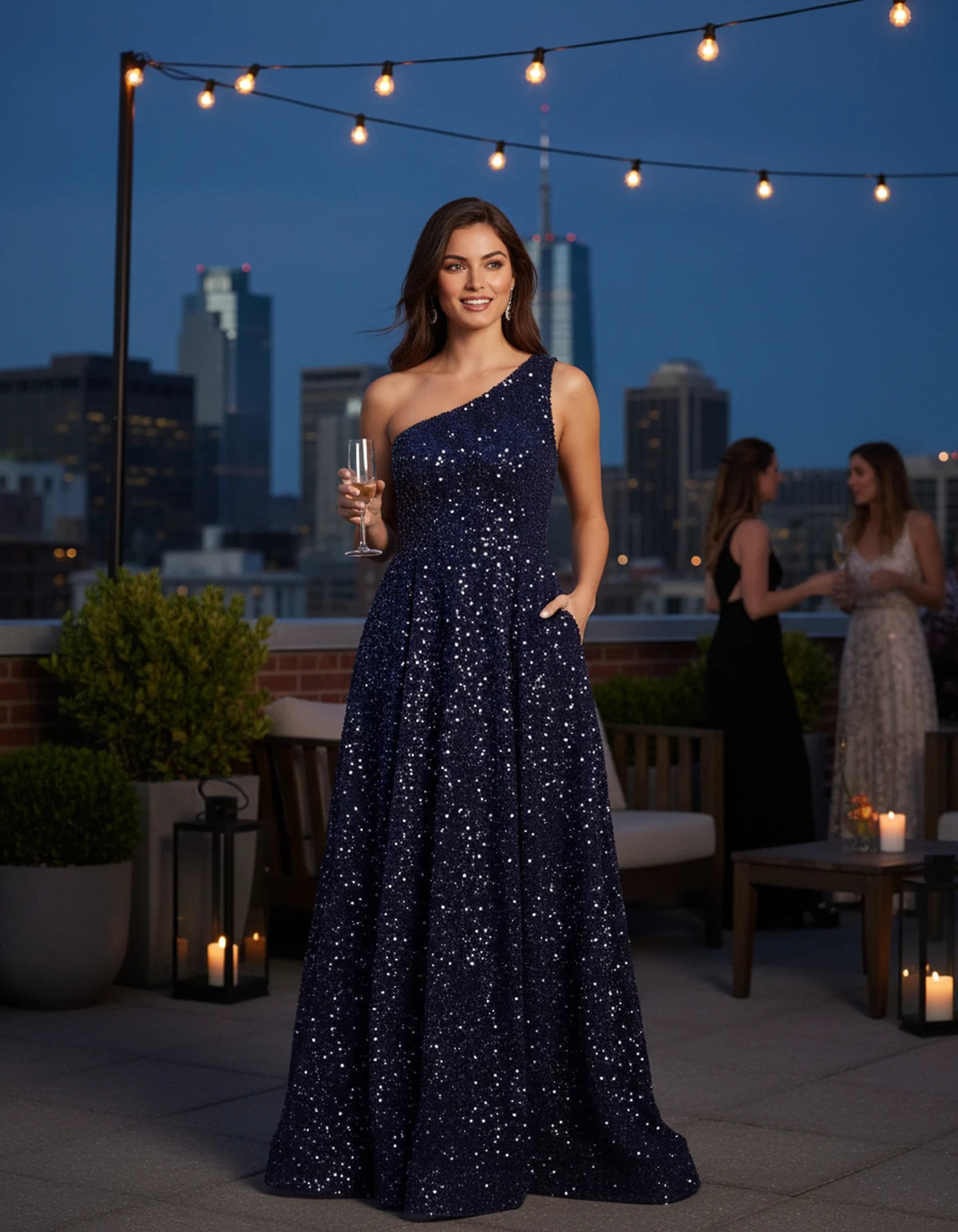 Enora Maxi Dress — Navy | SKU: SD-29850-navy-2,SD-29850-navy-4,SD-29850-navy-6,SD-29850-navy-8,SD-29850-navy-10,SD-29850-navy-12,SD-29850-navy-14,SD-29850-navy-16,SD-29850-navy-16W,SD-29850-navy-18W,SD-29850-navy-20W