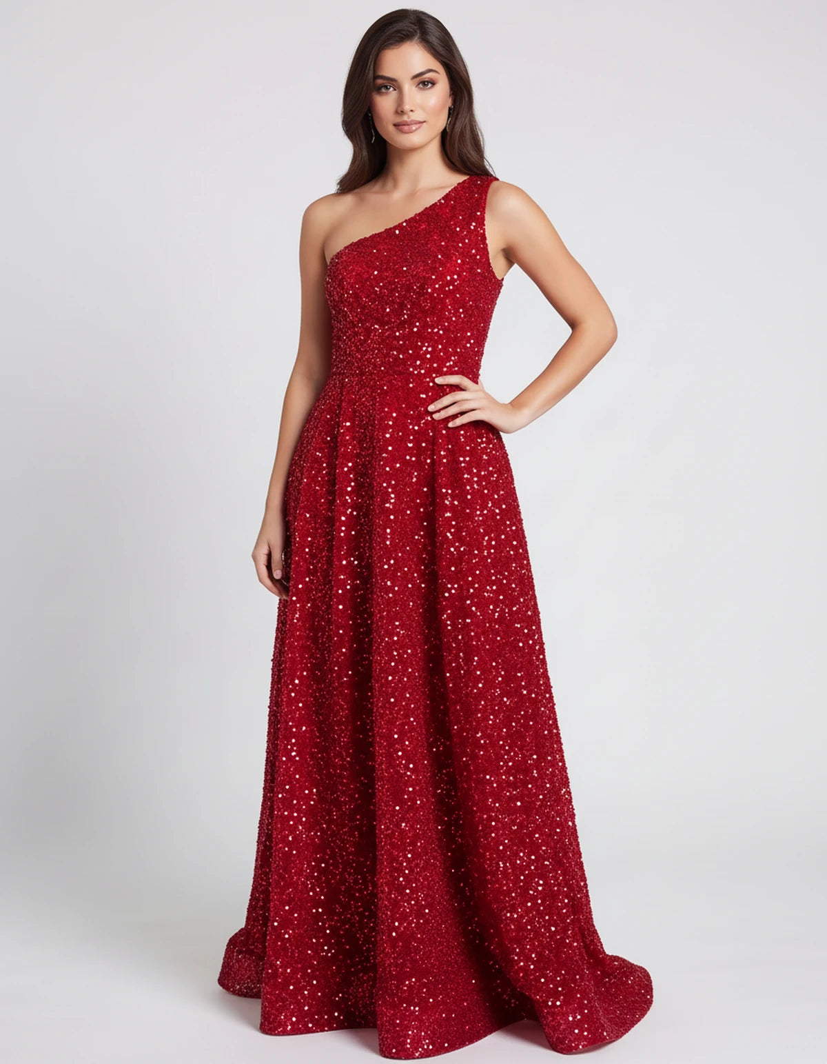 Enora Maxi Dress — Red