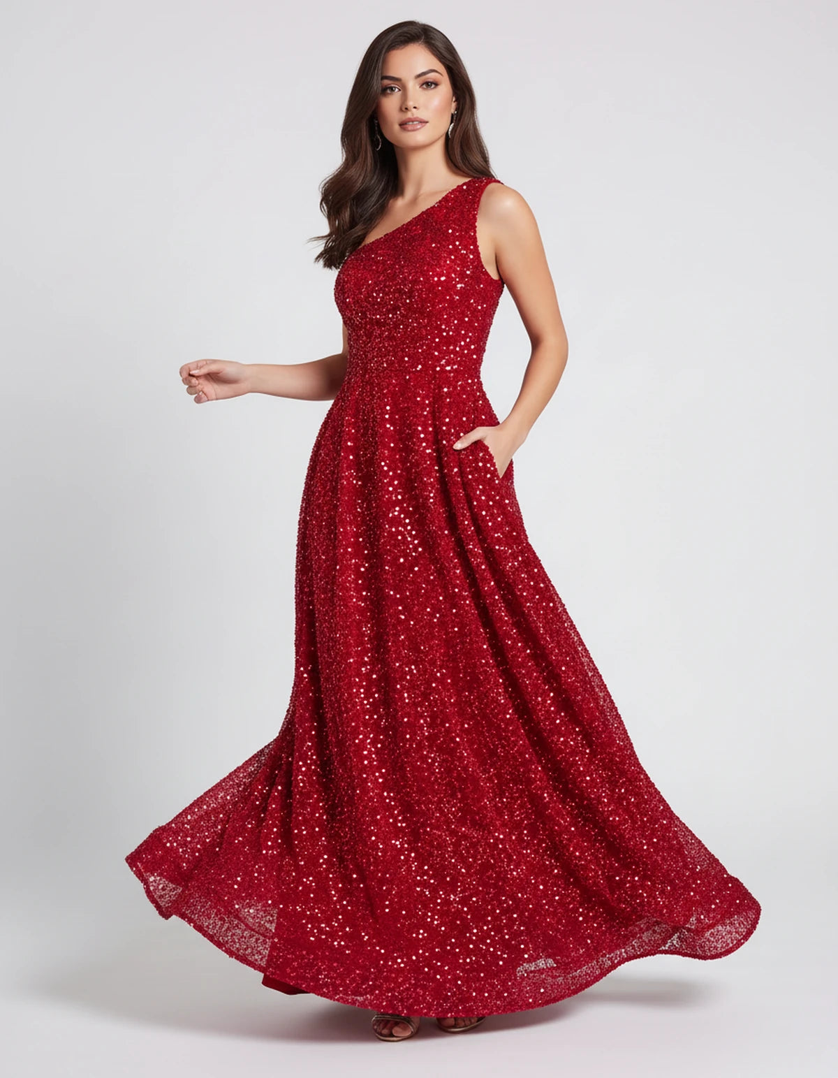 Enora Maxi Dress — Red | SKU: SD-29850-red-2,SD-29850-red-4,SD-29850-red-6,SD-29850-red-8,SD-29850-red-10,SD-29850-red-12,SD-29850-red-14,SD-29850-red-16,SD-29850-red-16W,SD-29850-red-18W,SD-29850-red-20W