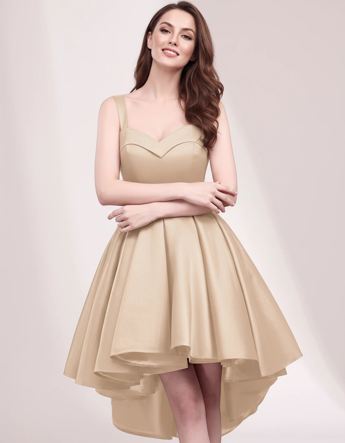 Ephemera Mini Dress — Champagne | SKU: SD-75853-champagne-2,SD-75853-champagne-4,SD-75853-champagne-6,SD-75853-champagne-8,SD-75853-champagne-10,SD-75853-champagne-12,SD-75853-champagne-14,SD-75853-champagne-16,SD-75853-champagne-16W,SD-75853-champagne-18W,SD-75853-champagne-20W,SD-75853-champagne-22W