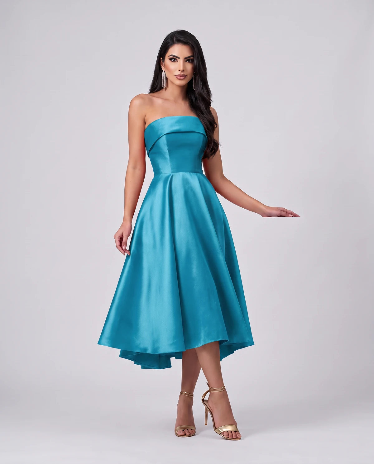 Esmeralde Midi Dresses — Blue