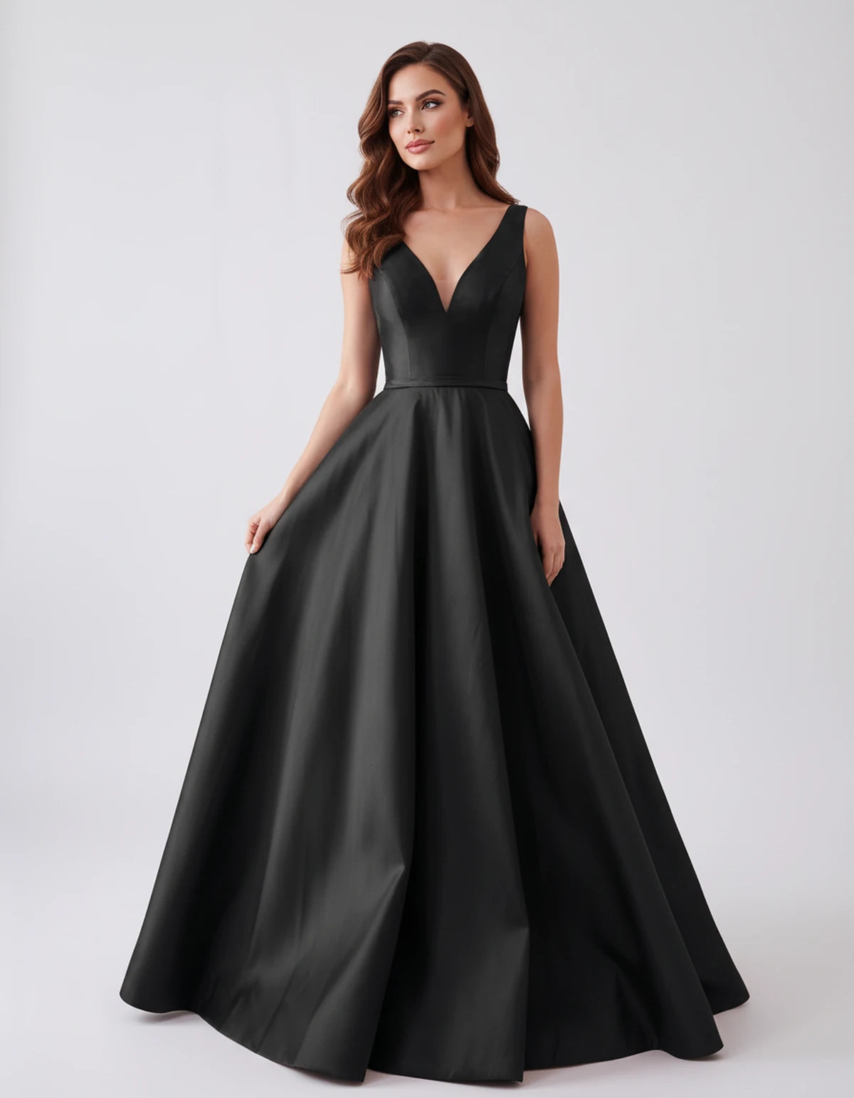 Everly Maxi Dress — Black | SKU: SD-74127-black-2,SD-74127-black-4,SD-74127-black-6,SD-74127-black-8,SD-74127-black-10,SD-74127-black-12,SD-74127-black-14,SD-74127-black-16,SD-74127-black-16W,SD-74127-black-18W,SD-74127-black-20W,SD-74127-black-22W