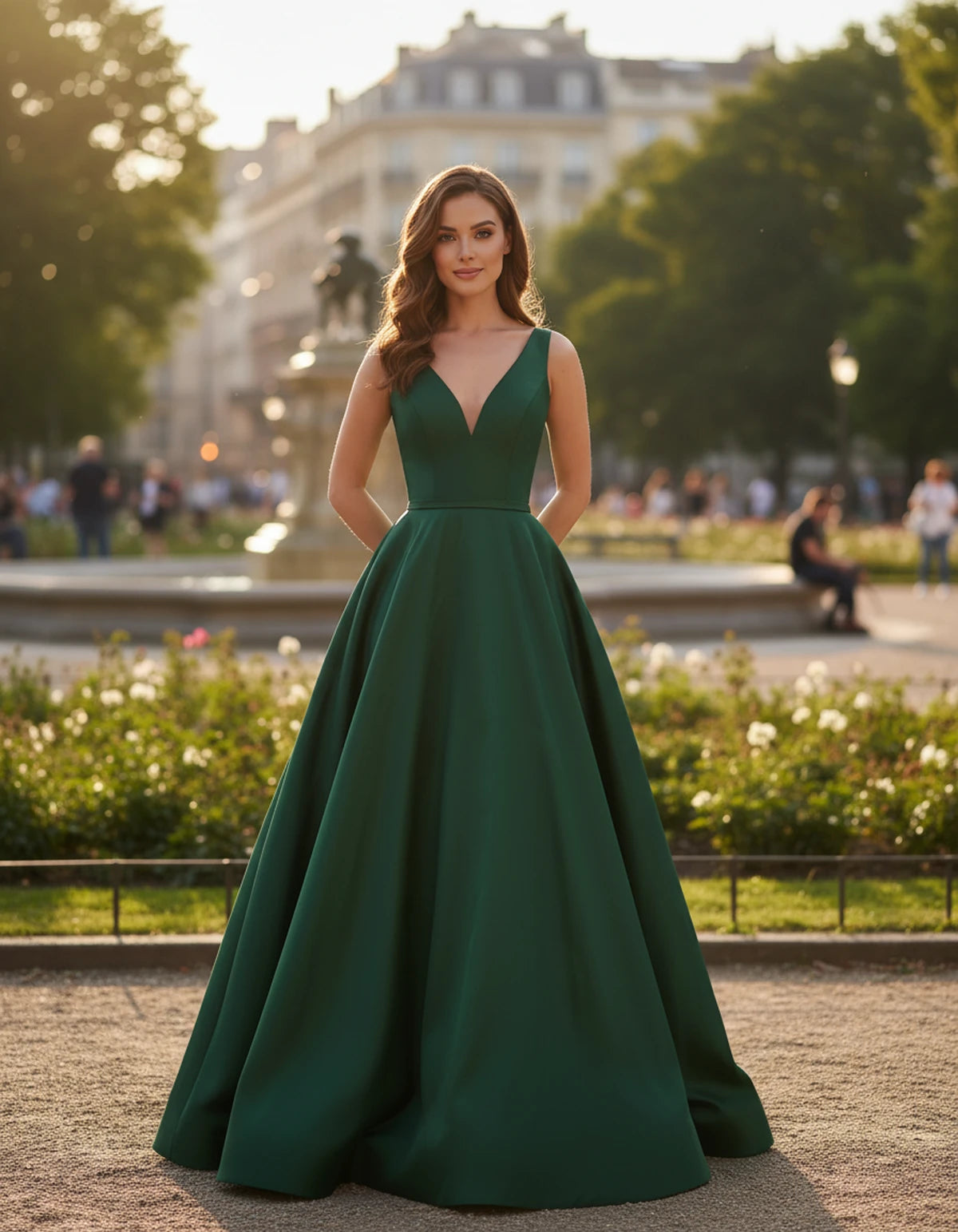 Everly Maxi Dress — Green | SKU: SD-74127-green-2,SD-74127-green-4,SD-74127-green-6,SD-74127-green-8,SD-74127-green-10,SD-74127-green-12,SD-74127-green-14,SD-74127-green-16,SD-74127-green-16W,SD-74127-green-18W,SD-74127-green-20W,SD-74127-green-22W