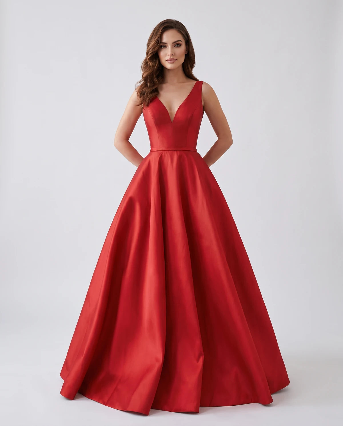 Everly Maxi Dress — Red