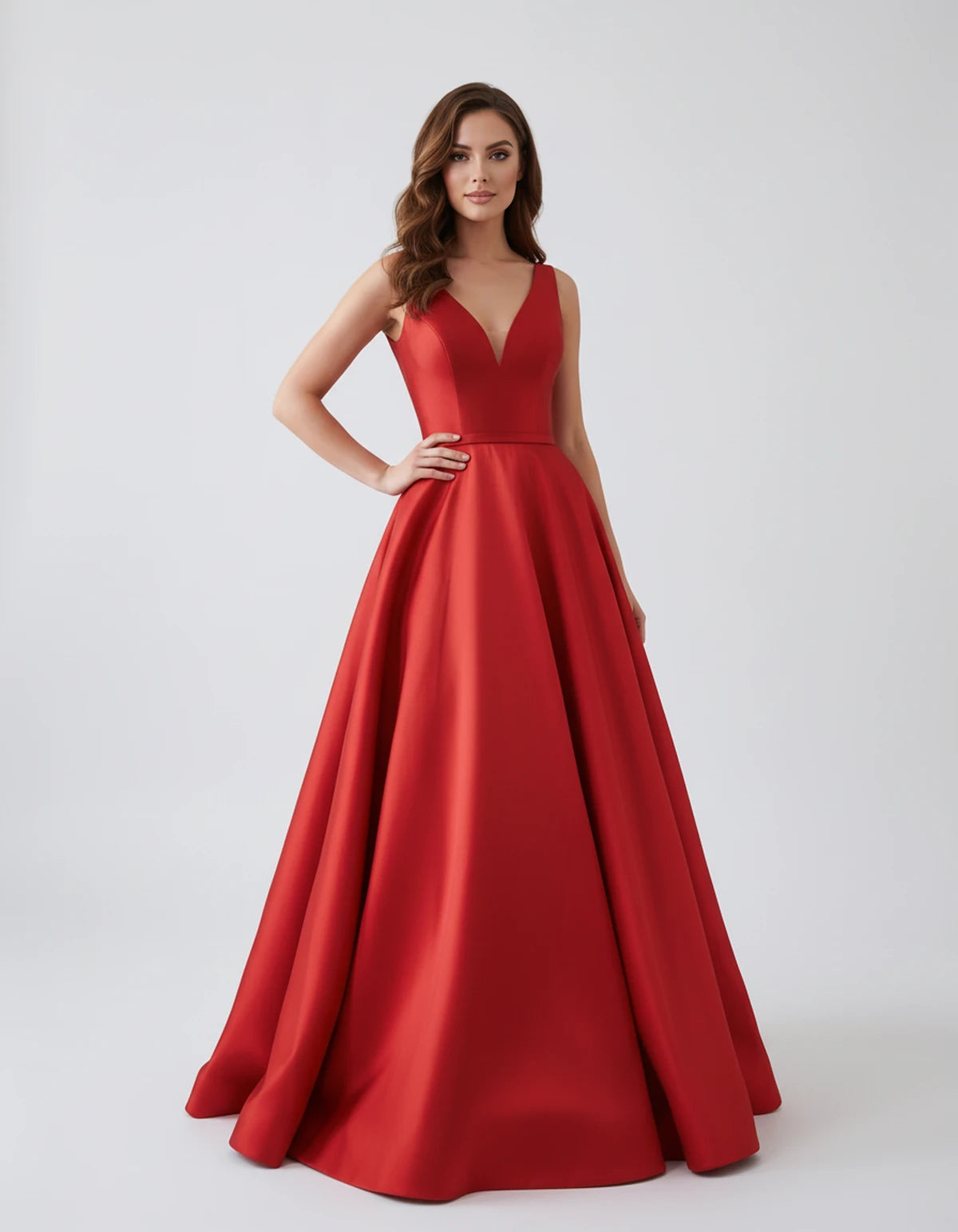 Everly Maxi Dress — Red | SKU: SD-74127-red-2,SD-74127-red-4,SD-74127-red-6,SD-74127-red-8,SD-74127-red-10,SD-74127-red-12,SD-74127-red-14,SD-74127-red-16,SD-74127-red-16W,SD-74127-red-18W,SD-74127-red-20W,SD-74127-red-22W