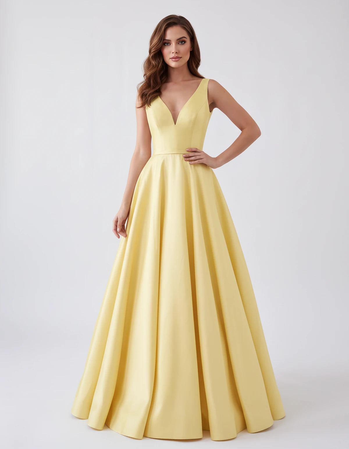 Everly Maxi Dress — Yellow | SKU: SD-74127-yellow-2,SD-74127-yellow-4,SD-74127-yellow-6,SD-74127-yellow-8,SD-74127-yellow-10,SD-74127-yellow-12,SD-74127-yellow-14,SD-74127-yellow-16,SD-74127-yellow-16W,SD-74127-yellow-18W,SD-74127-yellow-20W,SD-74127-yellow-22W