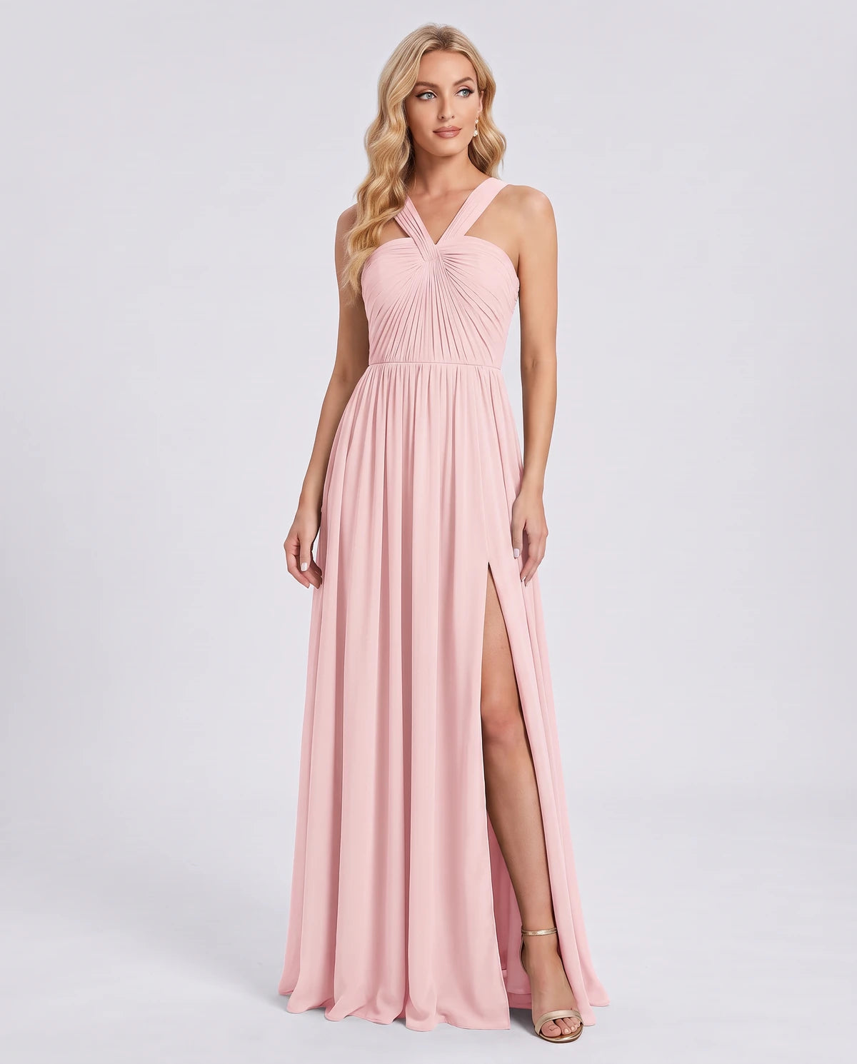 Fabiola Maxi Dress — Blush