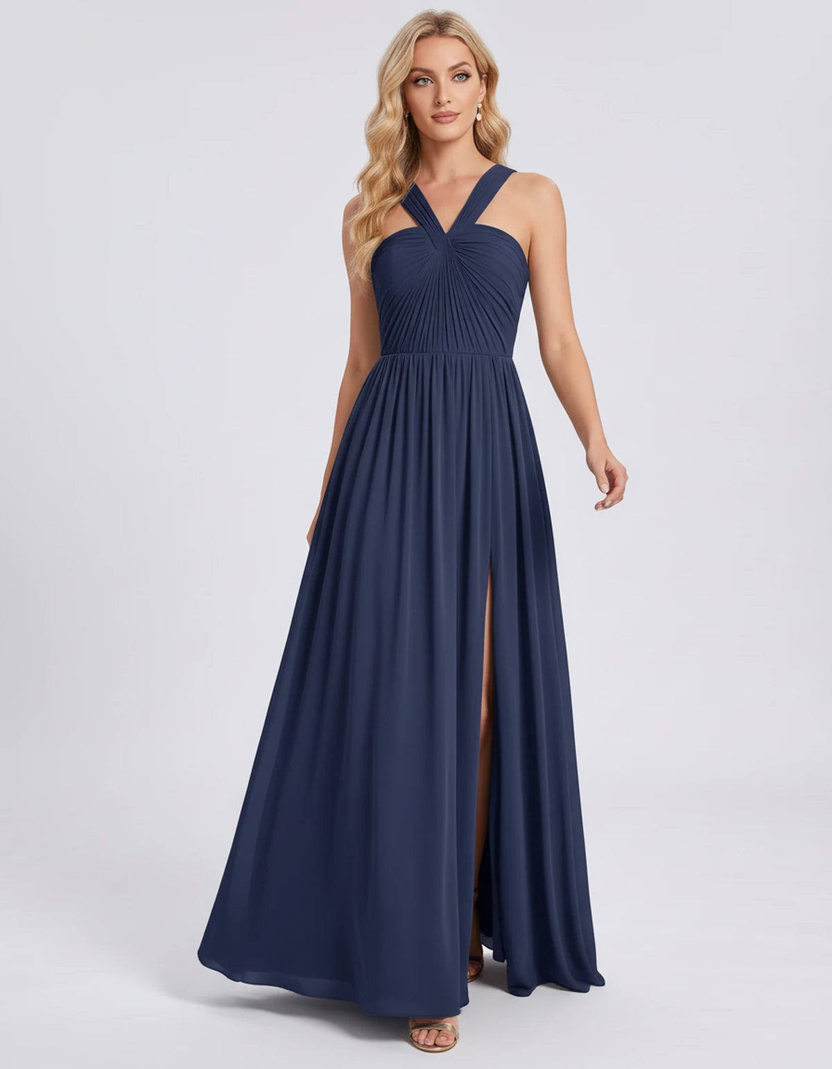 Fabiola Maxi Dress — Navy | SKU: SD-80378-navy-2,SD-80378-navy-4,SD-80378-navy-6,SD-80378-navy-8,SD-80378-navy-10,SD-80378-navy-12,SD-80378-navy-14,SD-80378-navy-16,SD-80378-navy-16W,SD-80378-navy-18W,SD-80378-navy-20W,SD-80378-navy-22W