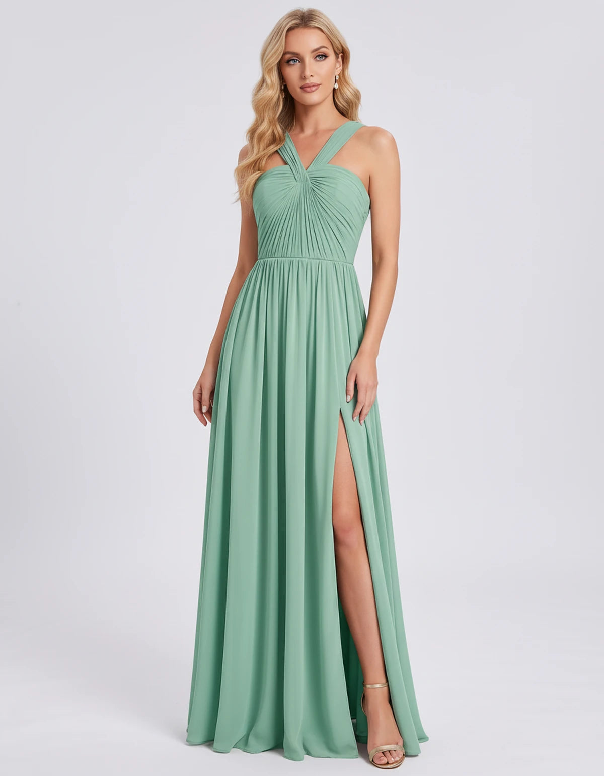 Fabiola Maxi Dress — Sage Green | SKU: SD-80378-sagegreen-2,SD-80378-sagegreen-4,SD-80378-sagegreen-6,SD-80378-sagegreen-8,SD-80378-sagegreen-10,SD-80378-sagegreen-12,SD-80378-sagegreen-14,SD-80378-sagegreen-16,SD-80378-sagegreen-16W,SD-80378-sagegreen-18W,SD-80378-sagegreen-20W,SD-80378-sagegreen-22W