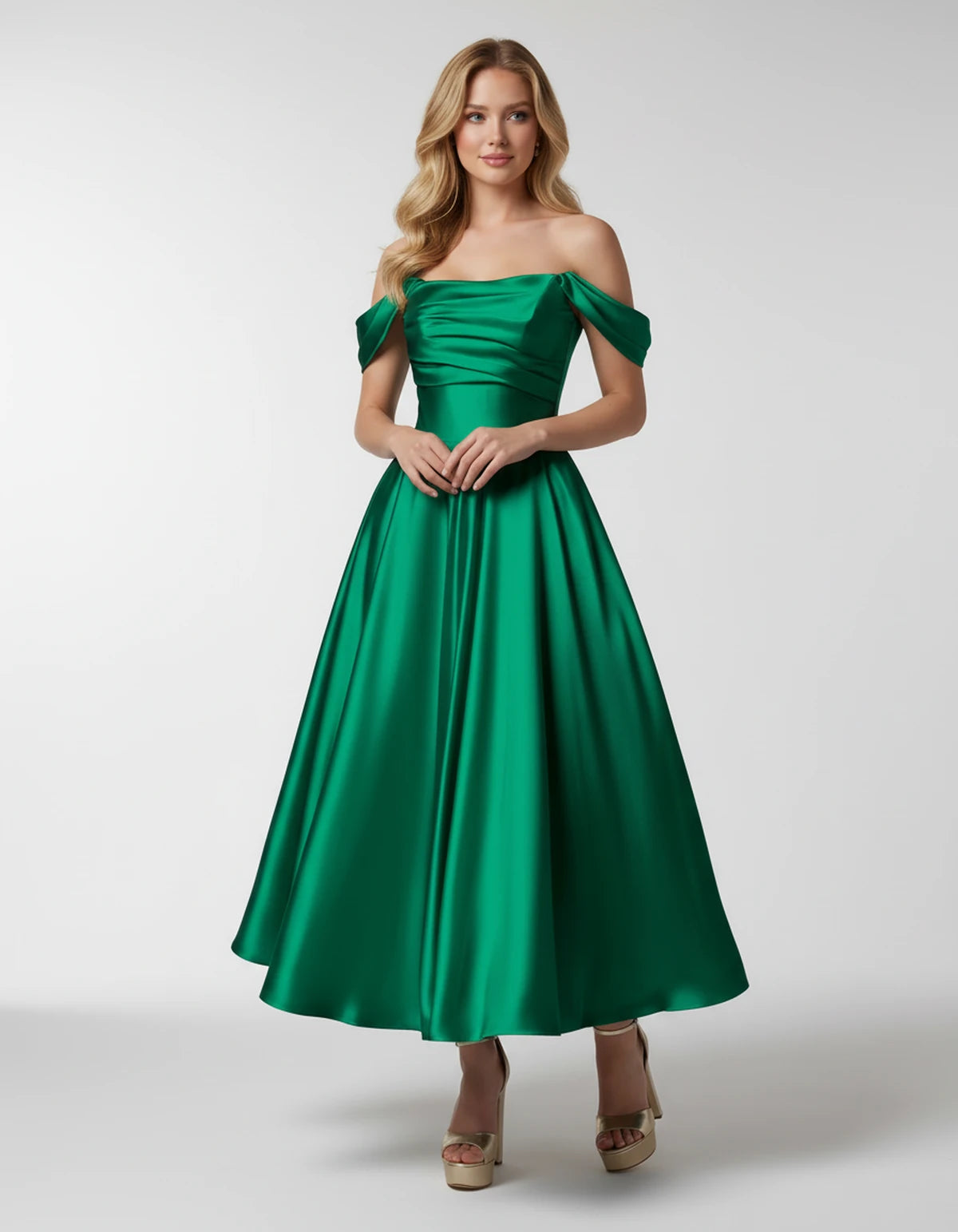 Faustina Midi Dresses — Dark Green | SKU: SD-24487-darkgreen-2,SD-24487-darkgreen-4,SD-24487-darkgreen-6,SD-24487-darkgreen-8,SD-24487-darkgreen-10,SD-24487-darkgreen-12,SD-24487-darkgreen-14,SD-24487-darkgreen-16,SD-24487-darkgreen-16W,SD-24487-darkgreen-18W,SD-24487-darkgreen-20W,SD-24487-darkgreen-22W