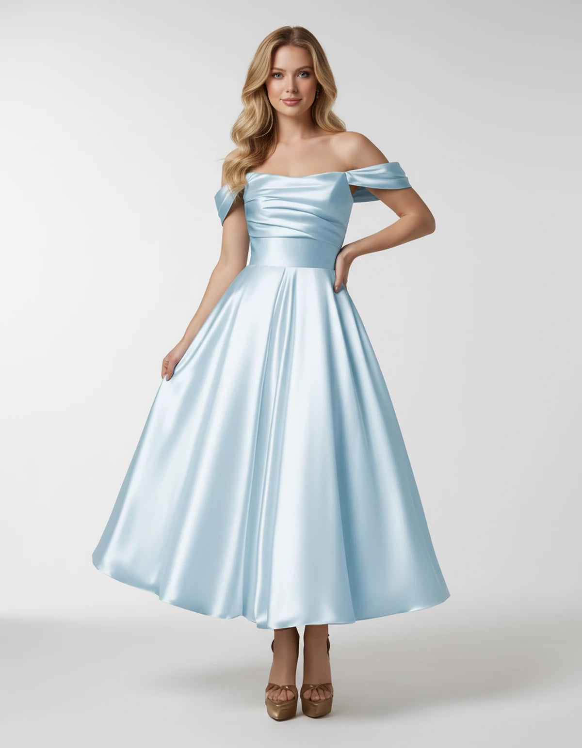 Faustina Midi Dresses — Light Blue | SKU: SD-24487-lightblue-2,SD-24487-lightblue-4,SD-24487-lightblue-6,SD-24487-lightblue-8,SD-24487-lightblue-10,SD-24487-lightblue-12,SD-24487-lightblue-14,SD-24487-lightblue-16,SD-24487-lightblue-16W,SD-24487-lightblue-18W,SD-24487-lightblue-20W,SD-24487-lightblue-22W