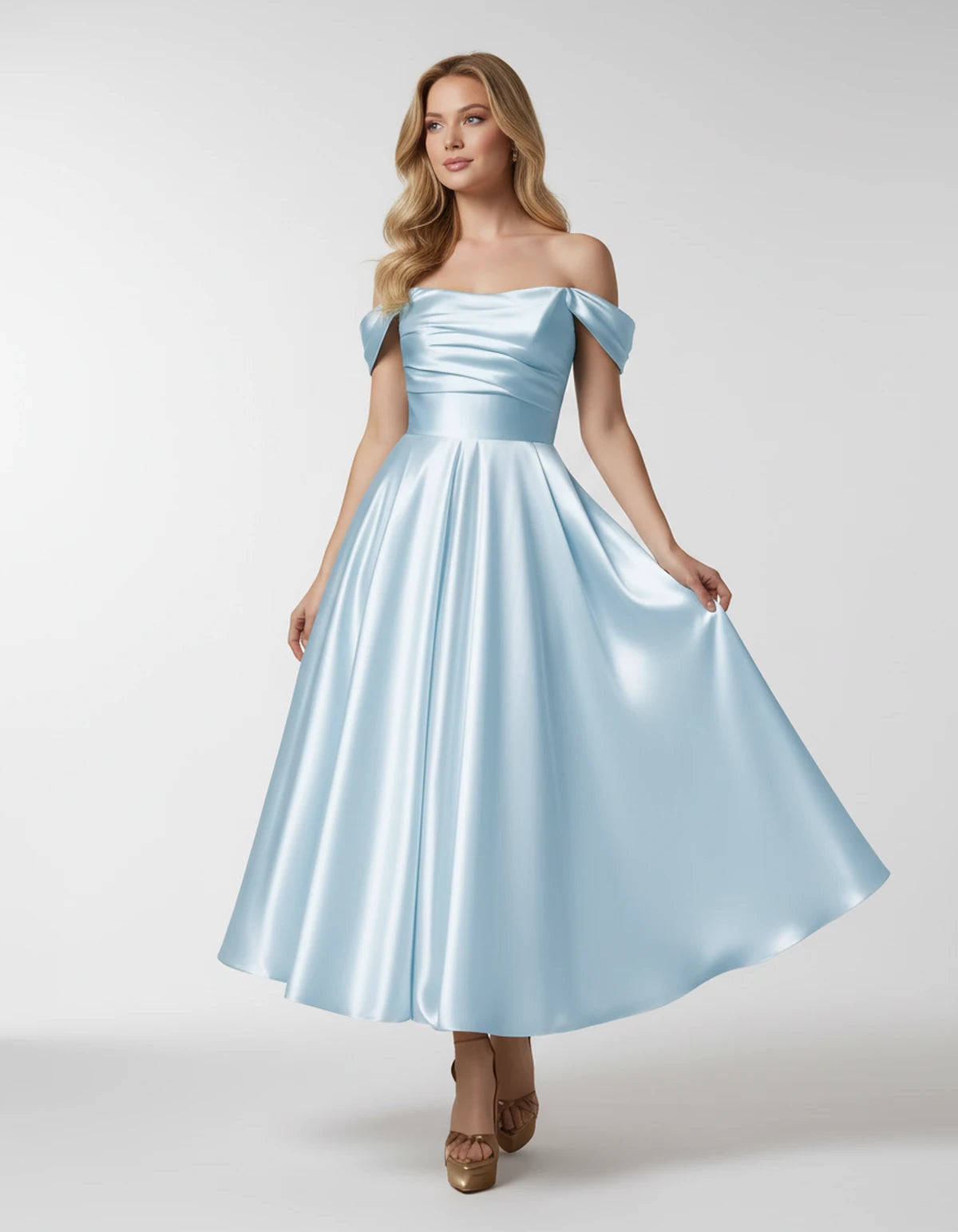 Faustina Midi Dresses — Light Blue | SKU: SD-24487-lightblue-2,SD-24487-lightblue-4,SD-24487-lightblue-6,SD-24487-lightblue-8,SD-24487-lightblue-10,SD-24487-lightblue-12,SD-24487-lightblue-14,SD-24487-lightblue-16,SD-24487-lightblue-16W,SD-24487-lightblue-18W,SD-24487-lightblue-20W,SD-24487-lightblue-22W