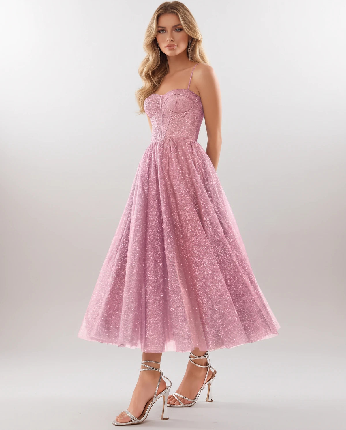 Filomena Midi Dresses — Pink