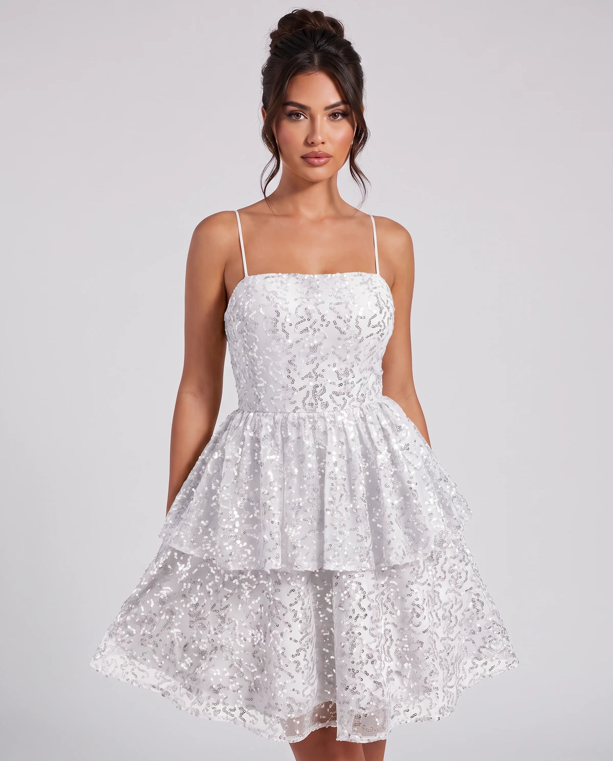 Florabel Mini Dress — White