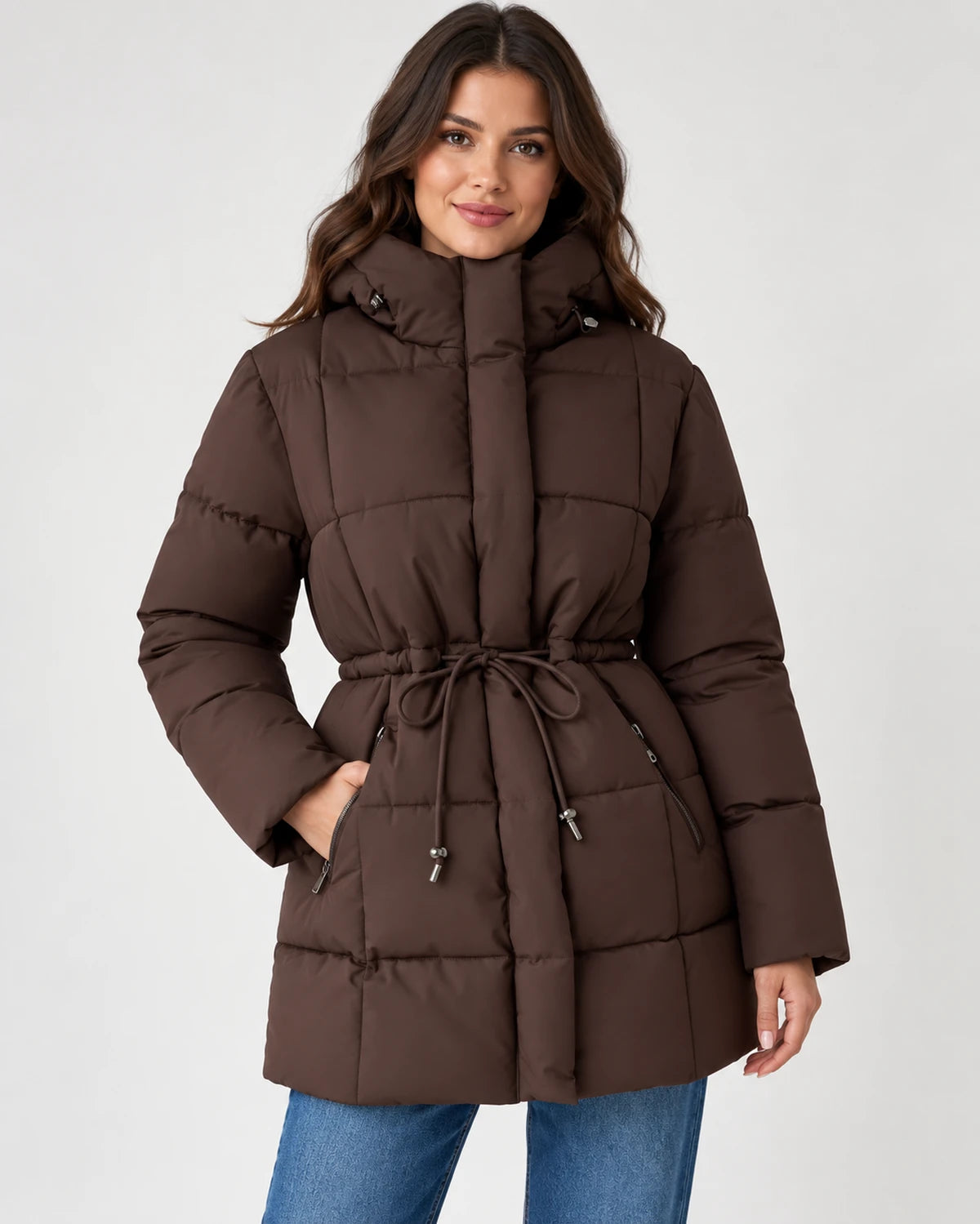 Florentia Coat — Brown