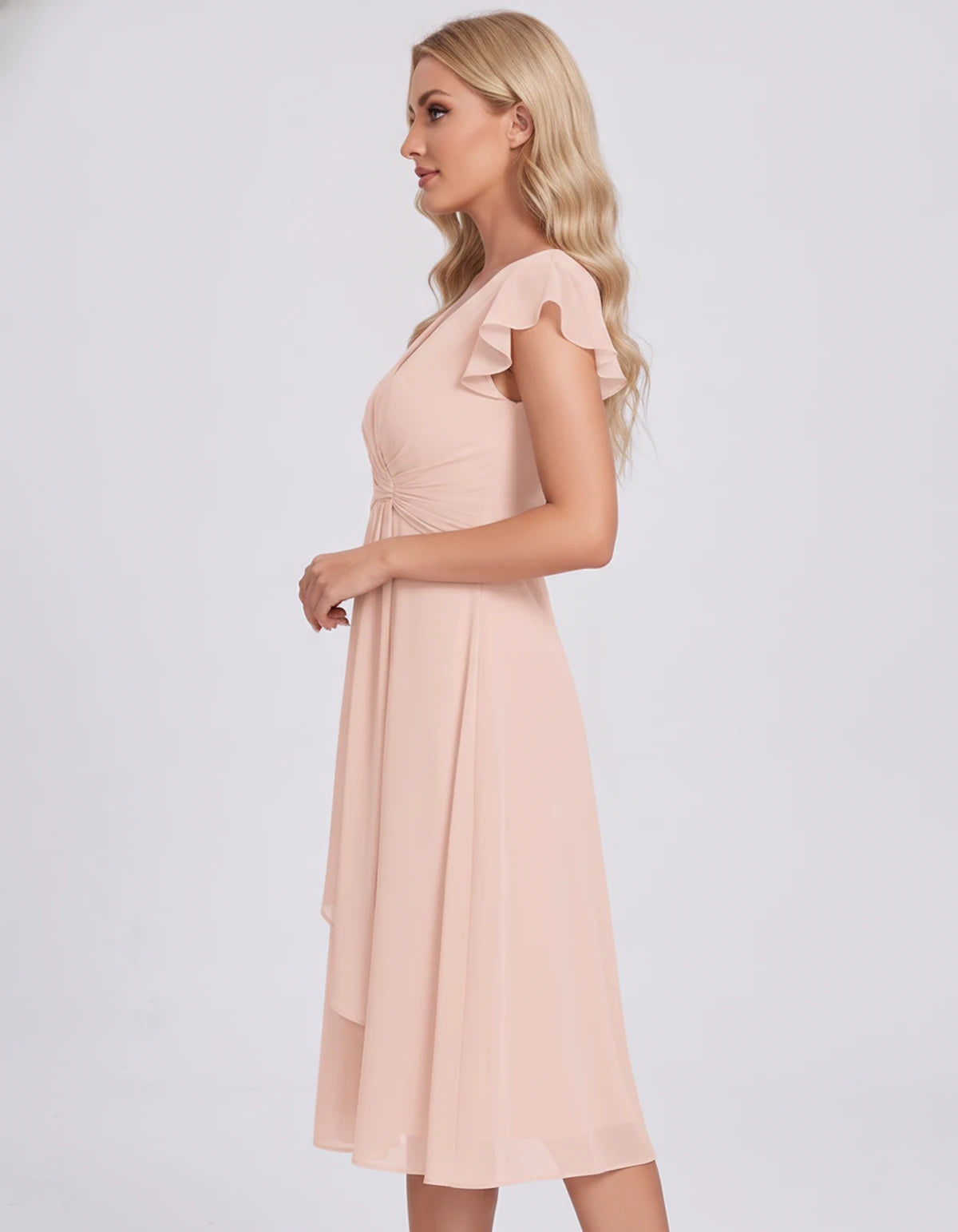 Fontanelle Midi Dresses — Blush | SKU: SD-32287-blush-2,SD-32287-blush-4,SD-32287-blush-6,SD-32287-blush-8,SD-32287-blush-10,SD-32287-blush-12,SD-32287-blush-14,SD-32287-blush-16,SD-32287-blush-16W,SD-32287-blush-18W,SD-32287-blush-20W,SD-32287-blush-22W