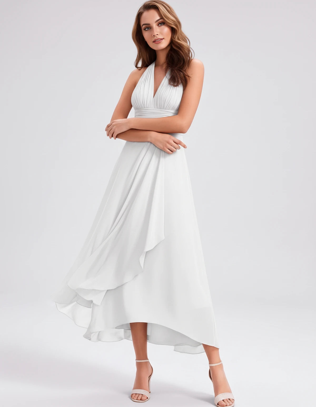 Francesca Maxi Dress — White | SKU: SD-32066-white-2,SD-32066-white-4,SD-32066-white-6,SD-32066-white-8,SD-32066-white-10,SD-32066-white-12,SD-32066-white-14,SD-32066-white-16,SD-32066-white-16W,SD-32066-white-18W,SD-32066-white-20W,SD-32066-white-22W
