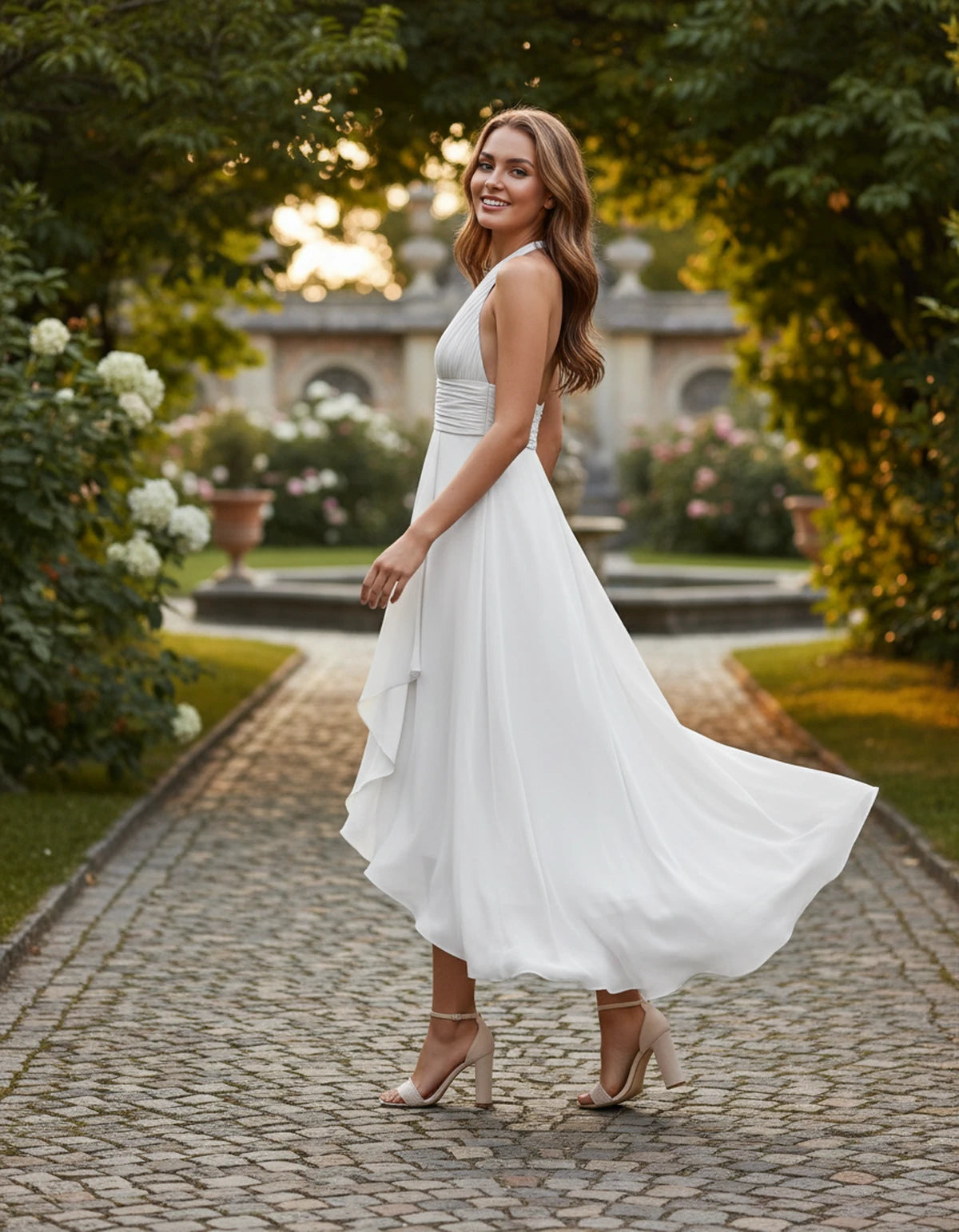 Francesca Maxi Dress — White | SKU: SD-32066-white-2,SD-32066-white-4,SD-32066-white-6,SD-32066-white-8,SD-32066-white-10,SD-32066-white-12,SD-32066-white-14,SD-32066-white-16,SD-32066-white-16W,SD-32066-white-18W,SD-32066-white-20W,SD-32066-white-22W