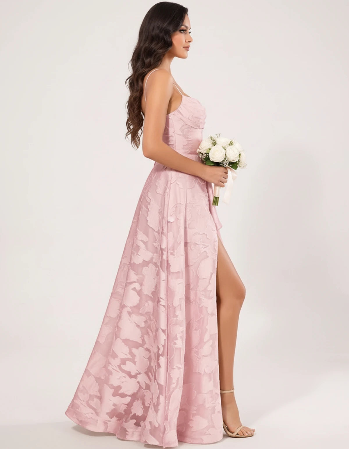 Freesia Maxi Dress — Blush | SKU: SD-59435-blush-2,SD-59435-blush-4,SD-59435-blush-6,SD-59435-blush-8,SD-59435-blush-10,SD-59435-blush-12,SD-59435-blush-14,SD-59435-blush-16,SD-59435-blush-16W,SD-59435-blush-18W,SD-59435-blush-20W